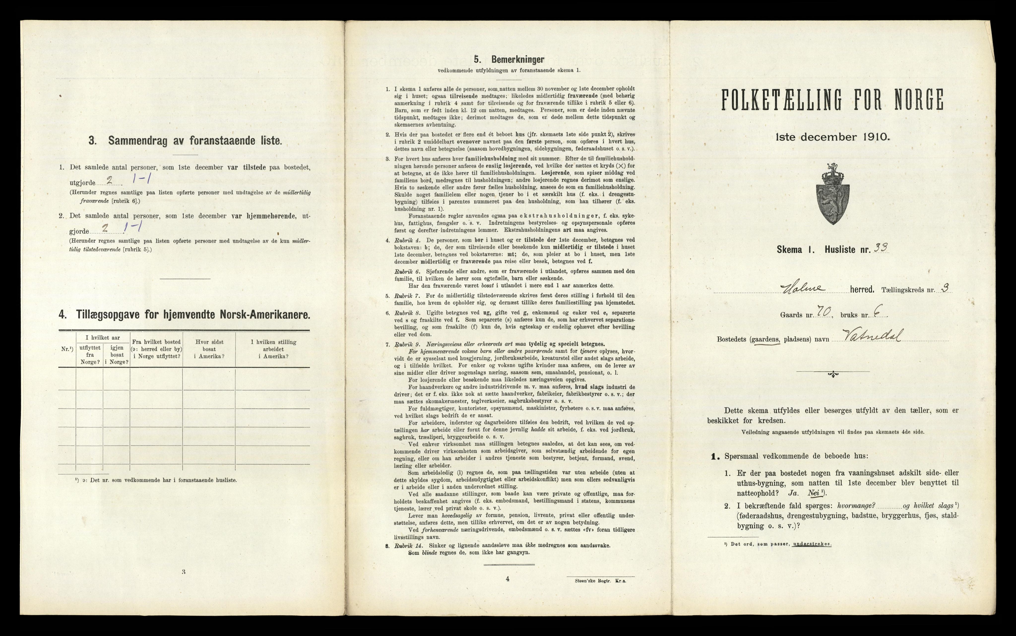 RA, Folketelling 1910 for 1020 Holum herred, 1910, s. 326