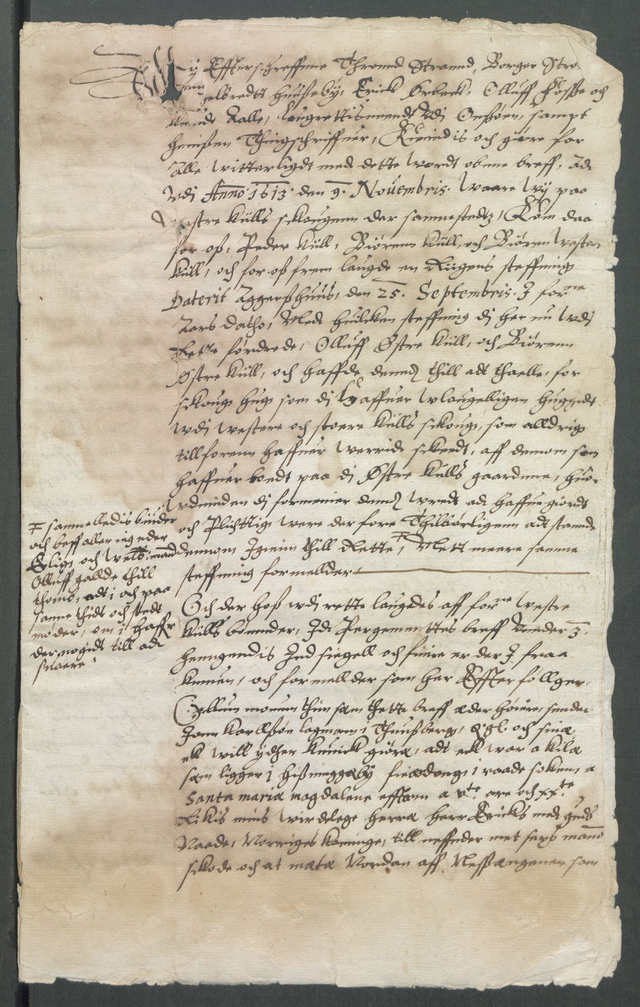 Riksarkivets diplomsamling, AV/RA-EA-5965/F02/L0122: Dokumenter, 1613, s. 59