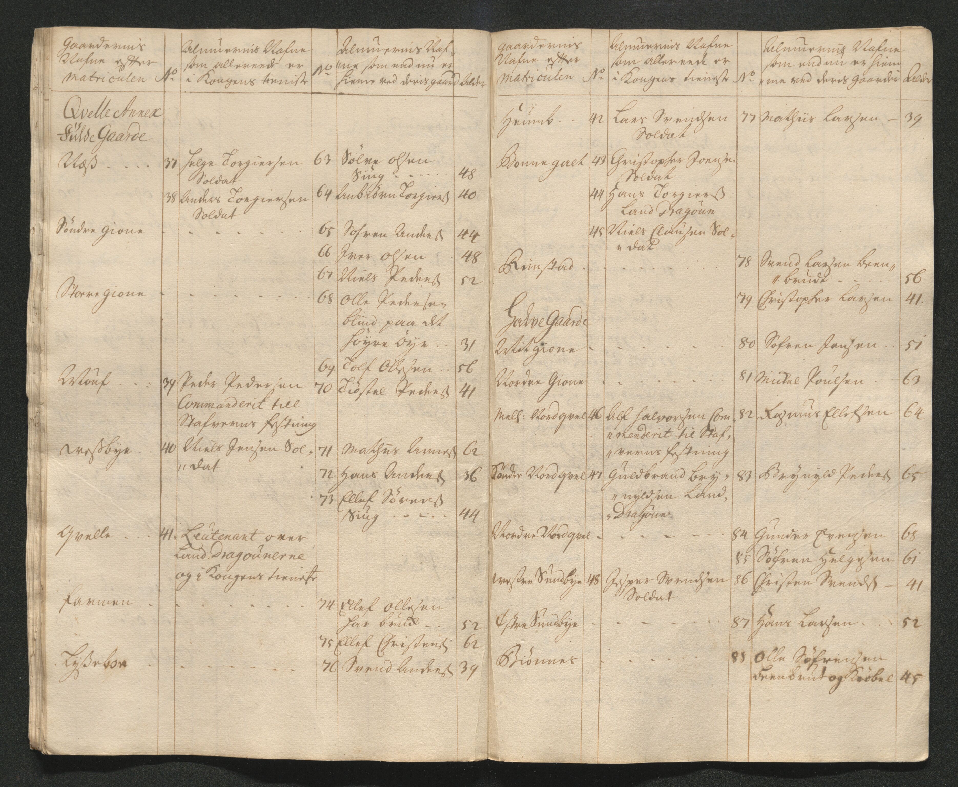 Larvik grevskap, AV/SAKO-A-1056/F/Ff/Ffa/L0001: Ruller og manntall, 1708-1734, s. 210