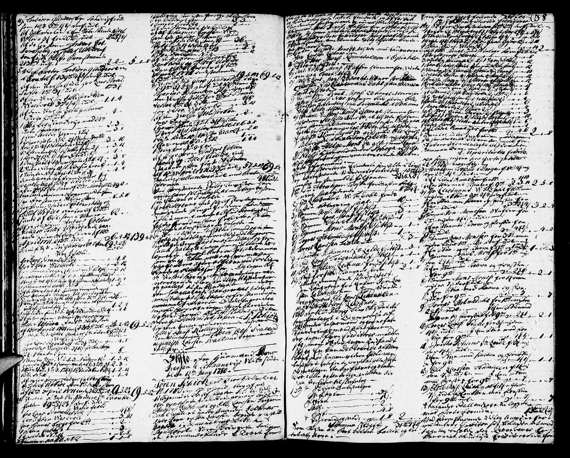 Sunnhordland sorenskrivar, SAB/A-2401/1/H/Ha/Haa/L0009: Skifteprotokollar. Register i protokoll. Fol. 639- ut, 1780-1783, s. 37b-38a