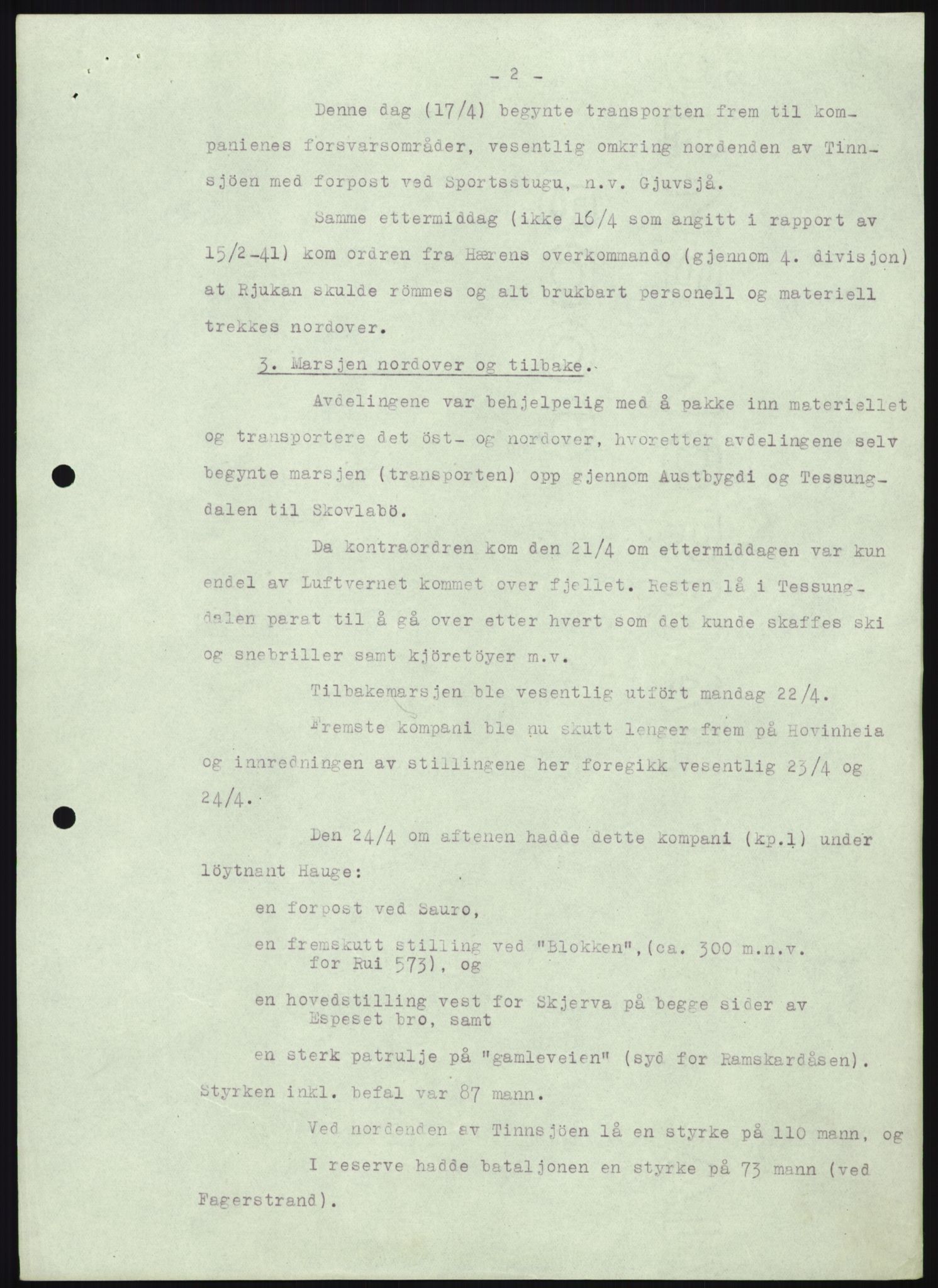 Forsvaret, Forsvarets krigshistoriske avdeling, AV/RA-RAFA-2017/Y/Yb/L0056: II-C-11-136-139  -  1. Divisjon, 1940-1957, s. 327