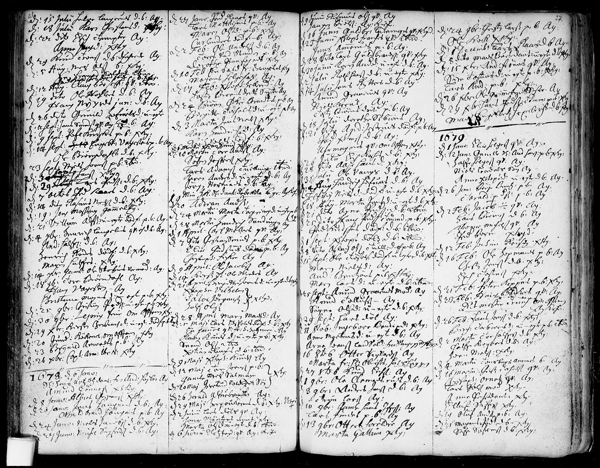 Aker prestekontor kirkebøker, AV/SAO-A-10861/F/L0001: Ministerialbok nr. 1, 1656-1688