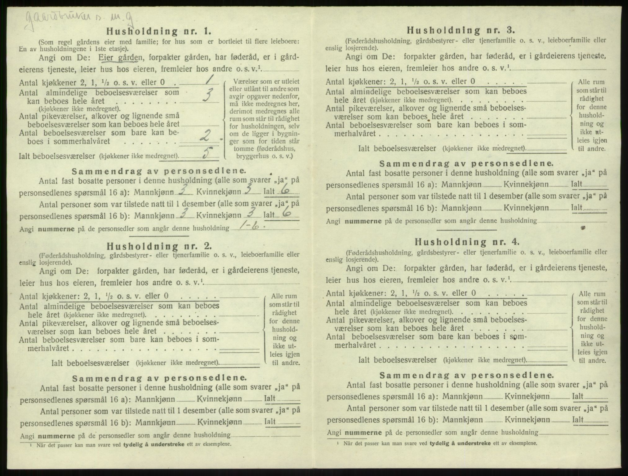 SAB, Folketelling 1920 for 1416 Kyrkjebø herred, 1920, s. 173