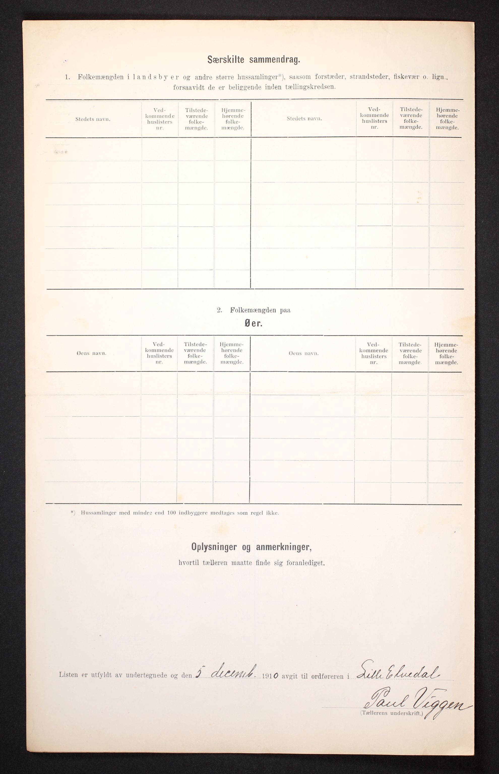 RA, Folketelling 1910 for 0438 Lille Elvedalen herred, 1910, s. 9