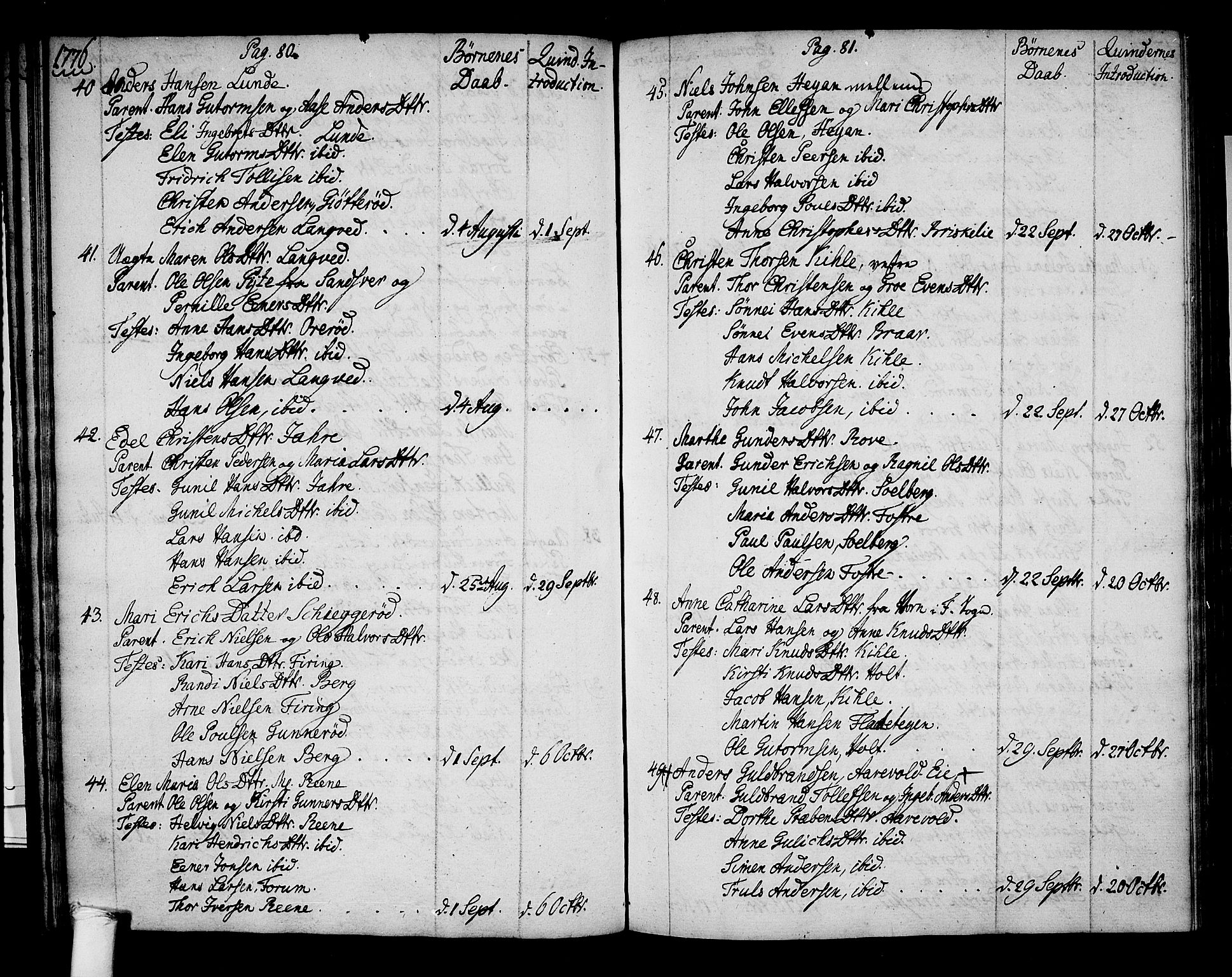 Ramnes kirkebøker, SAKO/A-314/F/Fa/L0002: Ministerialbok nr. I 2, 1773-1790, s. 80-81