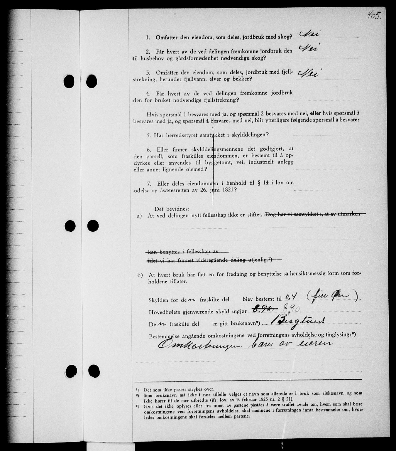 Holmestrand sorenskriveri, SAKO/A-67/G/Ga/Gaa/L0054: Pantebok nr. A-54, 1941-1942, Dagboknr: 1921/1941