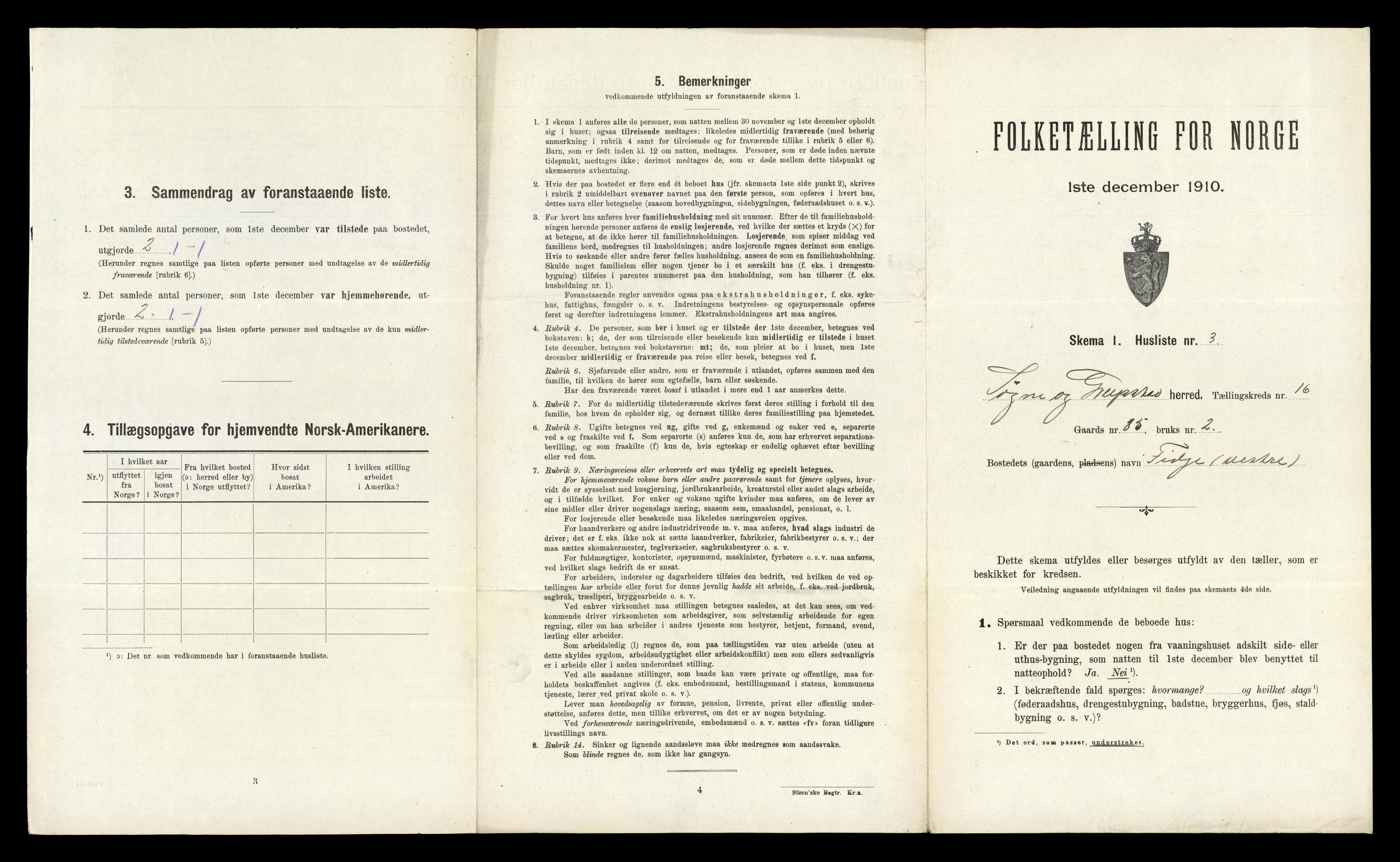 RA, Folketelling 1910 for 1018 Søgne herred, 1910, s. 1274