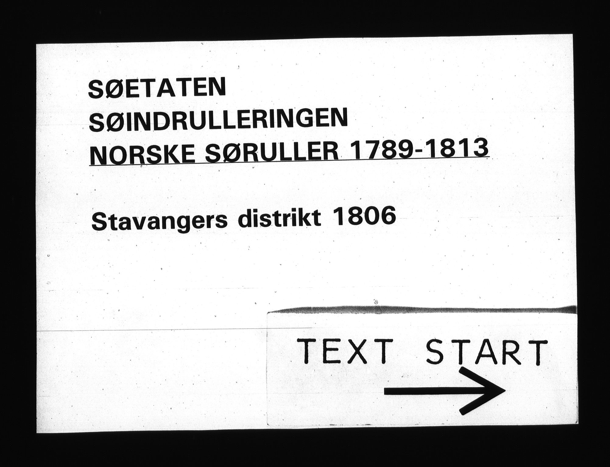 Sjøetaten, RA/EA-3110/F/L0291: Stavanger distrikt, bind 1, 1806