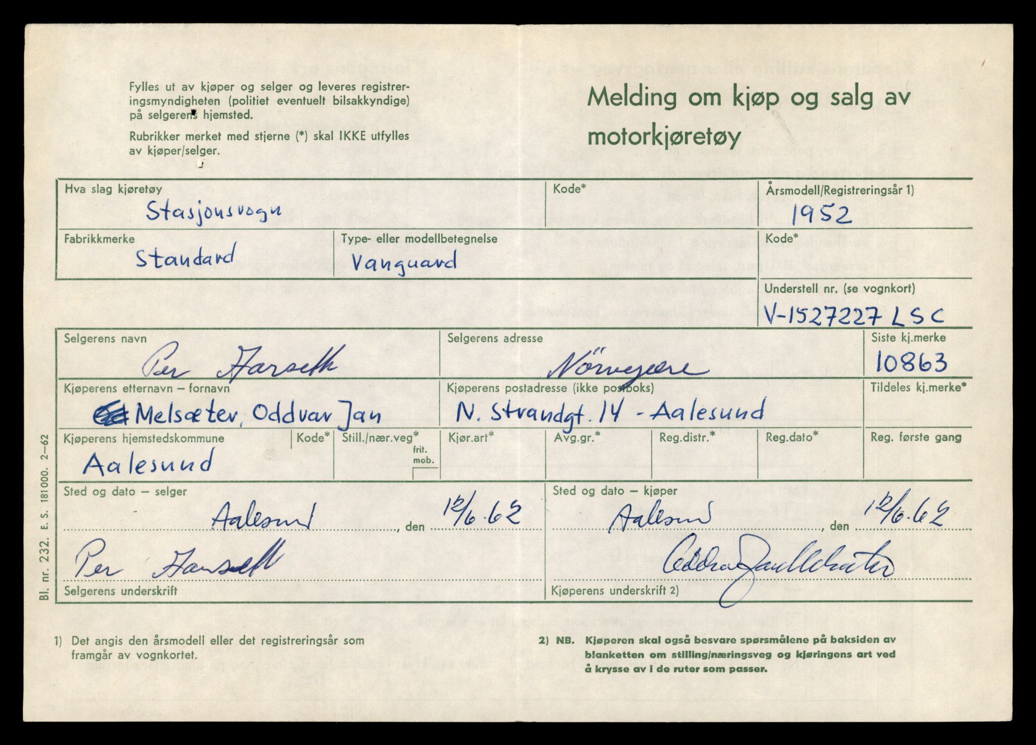 Møre og Romsdal vegkontor - Ålesund trafikkstasjon, SAT/A-4099/F/Fe/L0024: Registreringskort for kjøretøy T 10810 - T 10930, 1927-1998, s. 1448