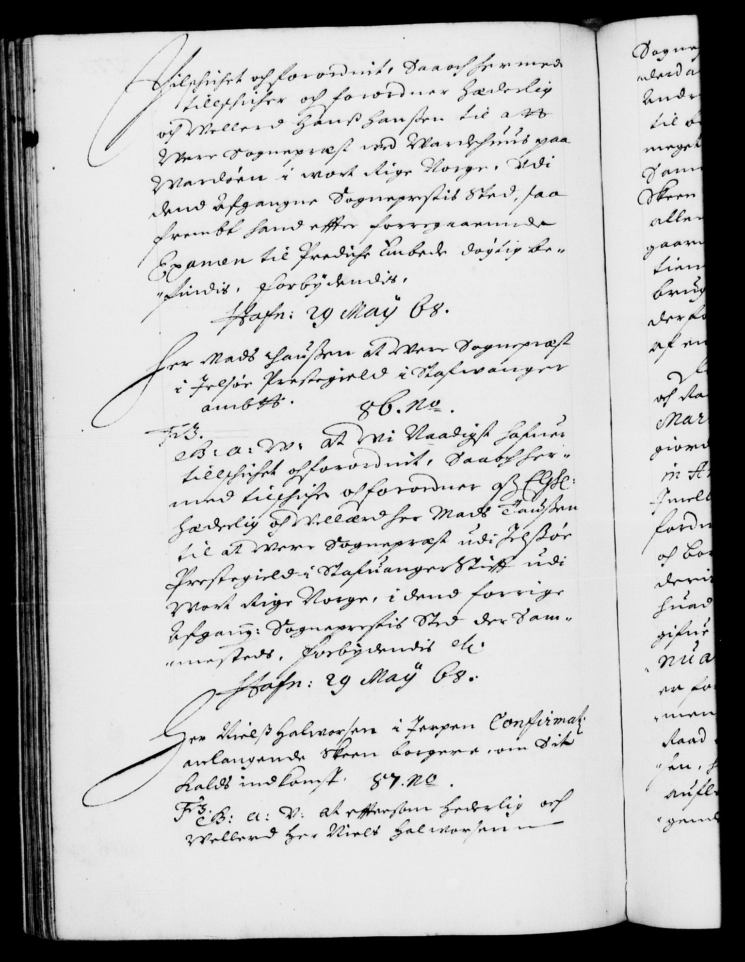 Danske Kanselli 1572-1799, RA/EA-3023/F/Fc/Fca/Fcaa/L0010: Norske registre (mikrofilm), 1660-1670, s. 773b