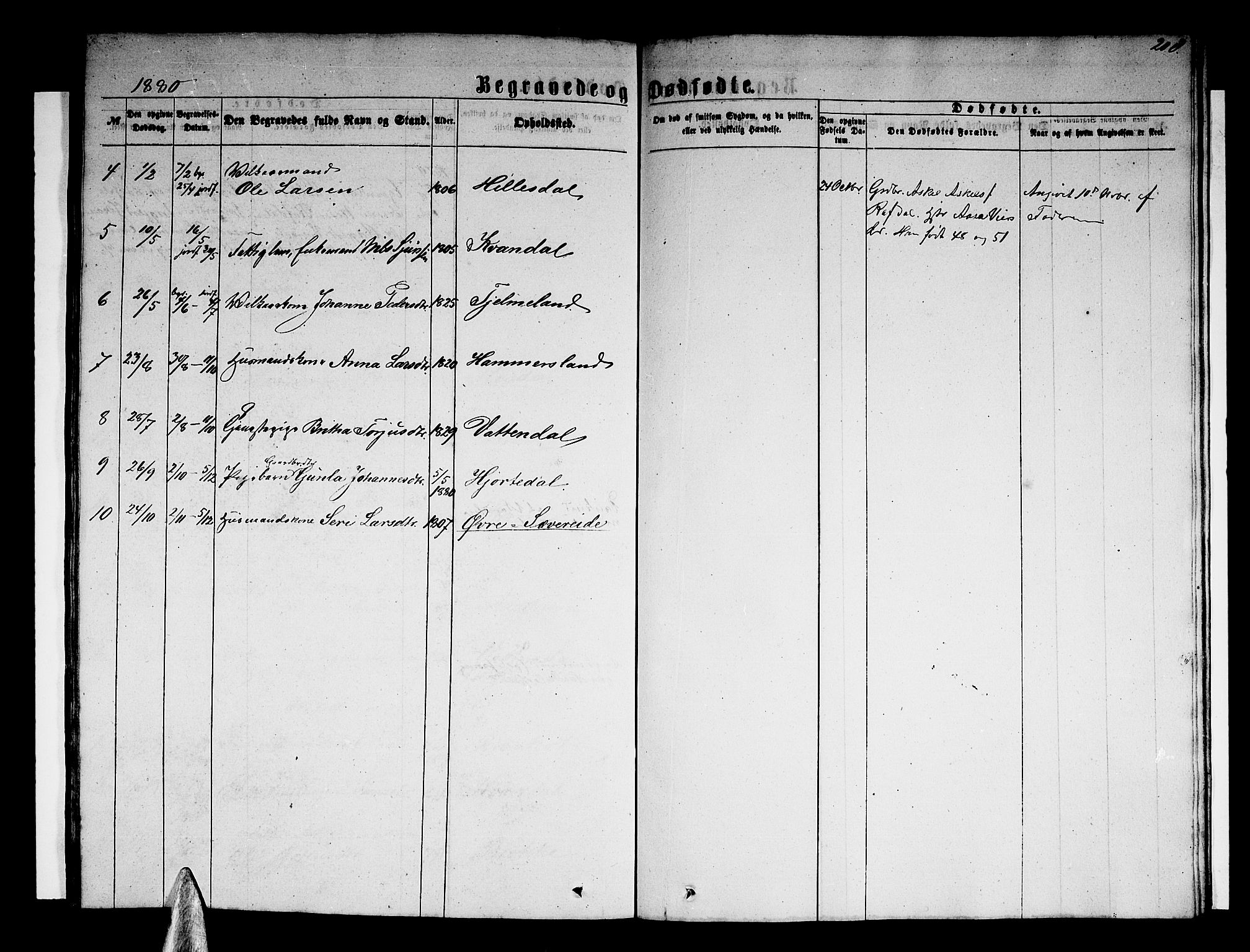 Skånevik sokneprestembete, AV/SAB-A-77801/H/Hab: Klokkerbok nr. B 1, 1860-1880, s. 208