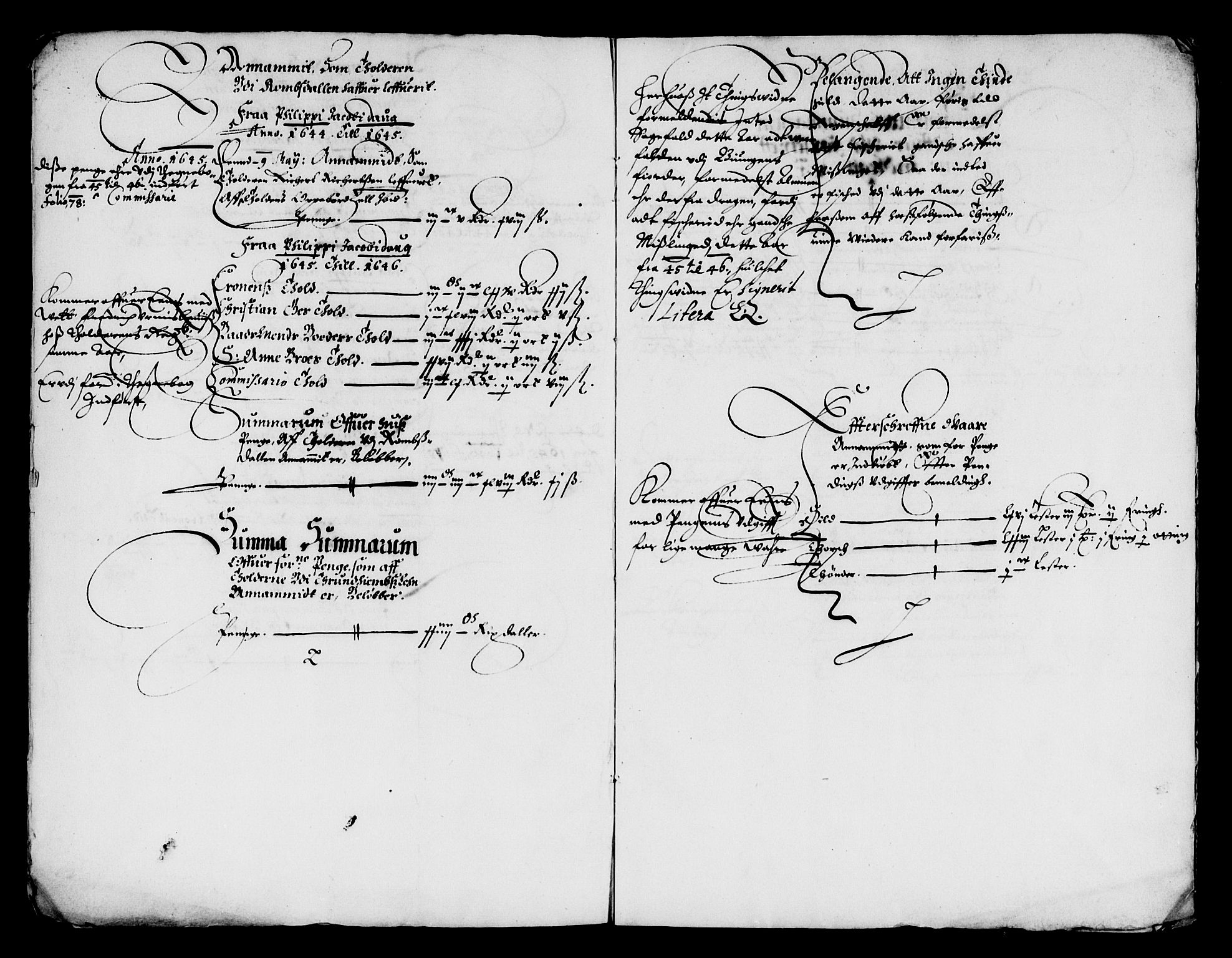 Rentekammeret inntil 1814, Reviderte regnskaper, Lensregnskaper, AV/RA-EA-5023/R/Rb/Rbw/L0083: Trondheim len, 1644-1646