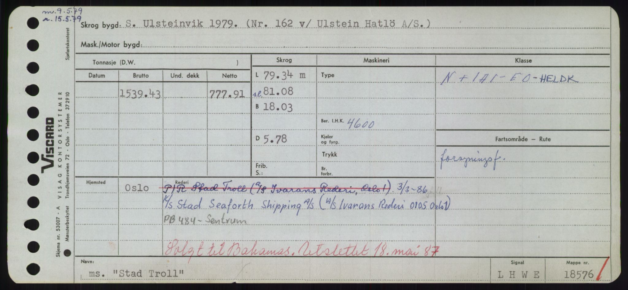 Sjøfartsdirektoratet med forløpere, Skipsmålingen, RA/S-1627/H/Hd/L0036: Fartøy, St, s. 35