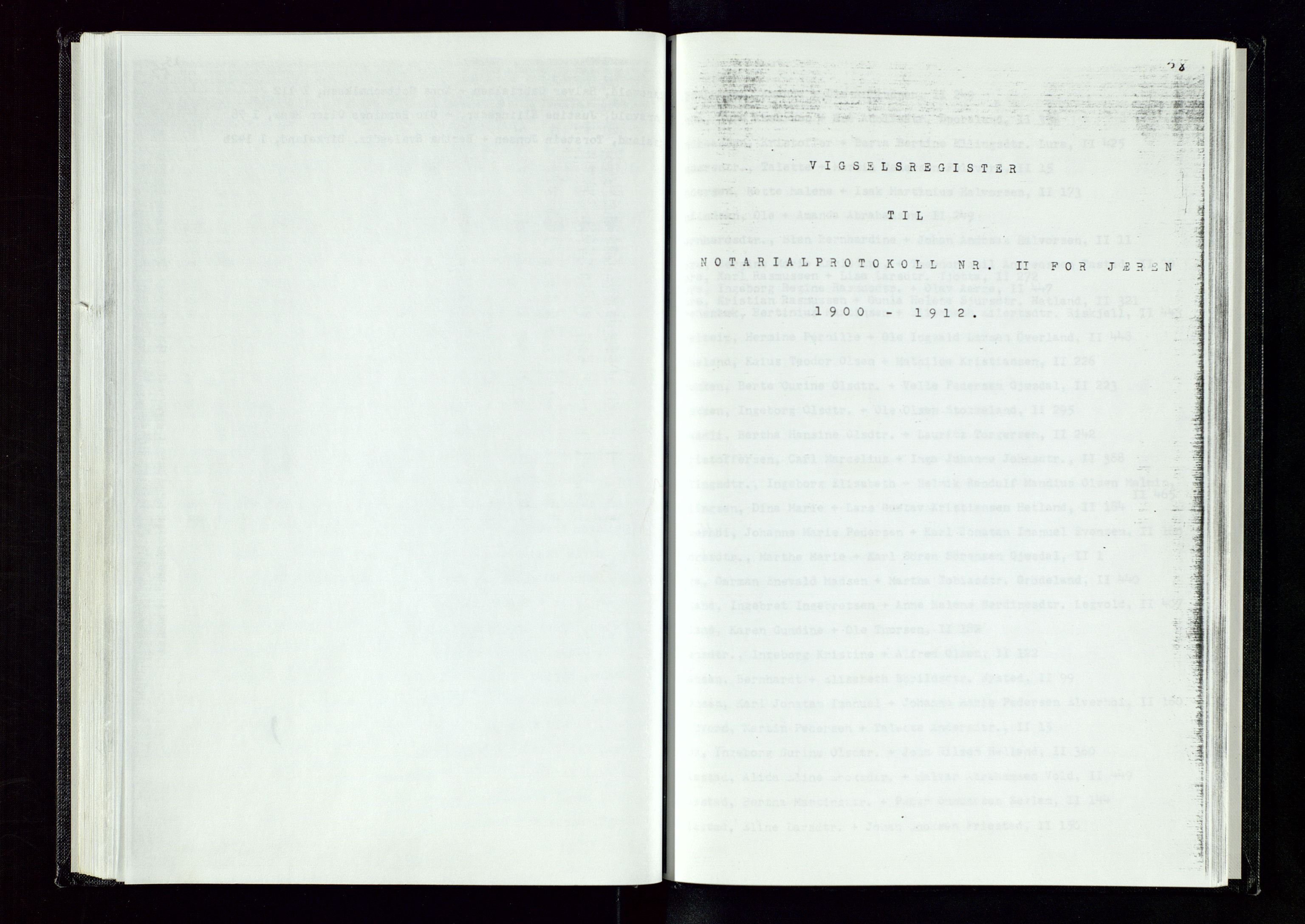 Stavanger byfogd, AV/SAST-A-101408/001/6/62/62A/L0001: Register over gifte, 1832-1920, s. 58