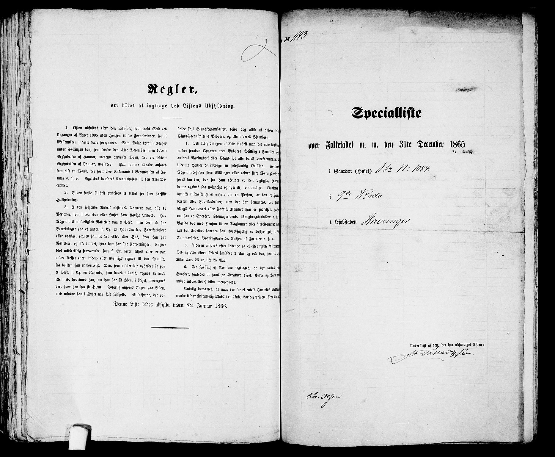 RA, Folketelling 1865 for 1103 Stavanger kjøpstad, 1865, s. 2311