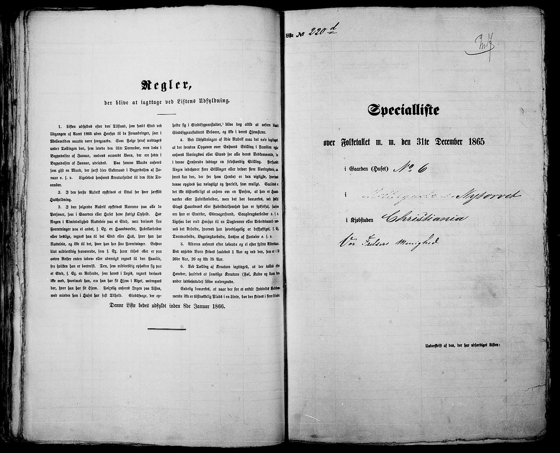 RA, Folketelling 1865 for 0301 Kristiania kjøpstad, 1865, s. 633