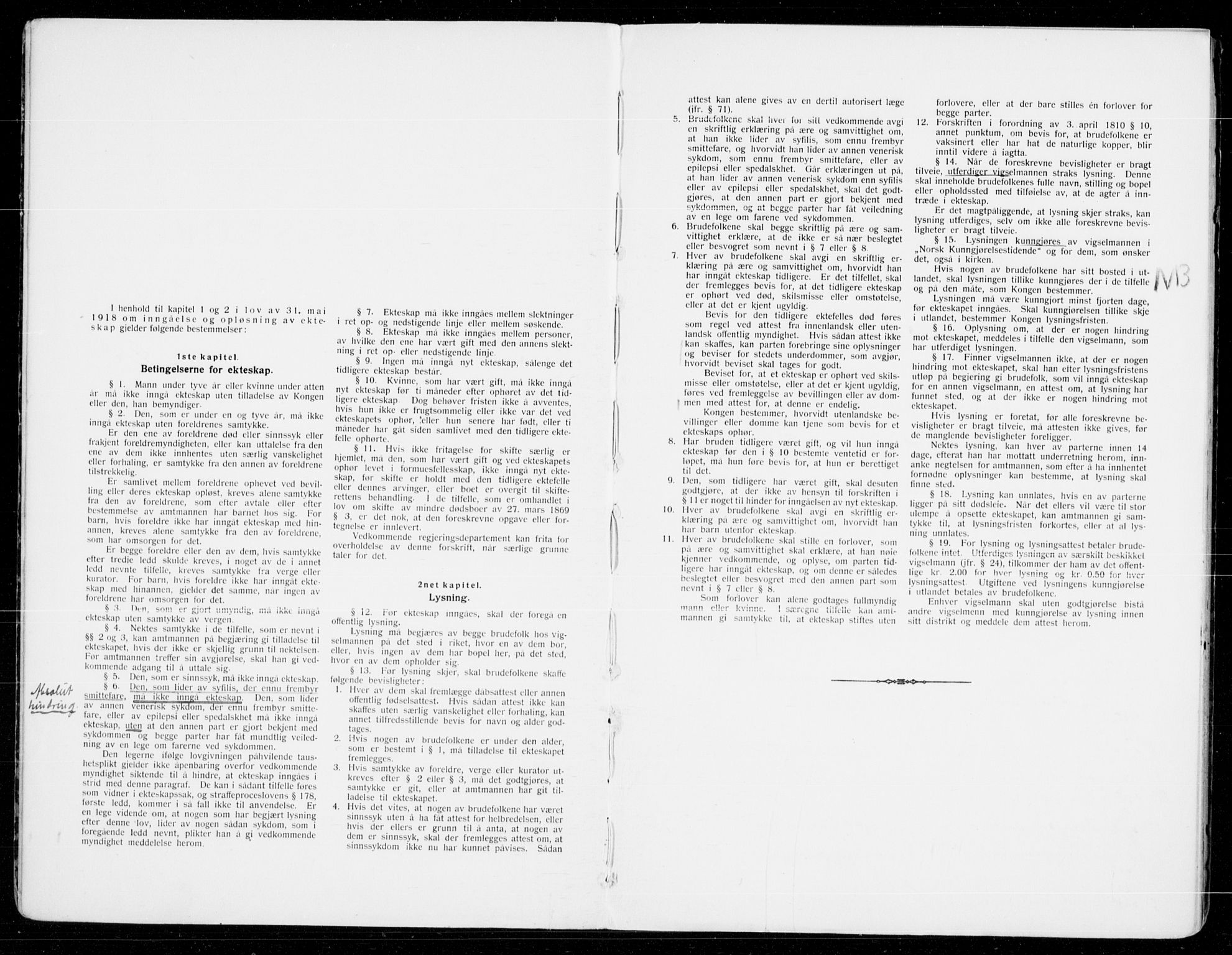 Sannidal kirkebøker, AV/SAKO-A-296/H/Ha/L0002: Lysningsprotokoll nr. 2, 1919-1942