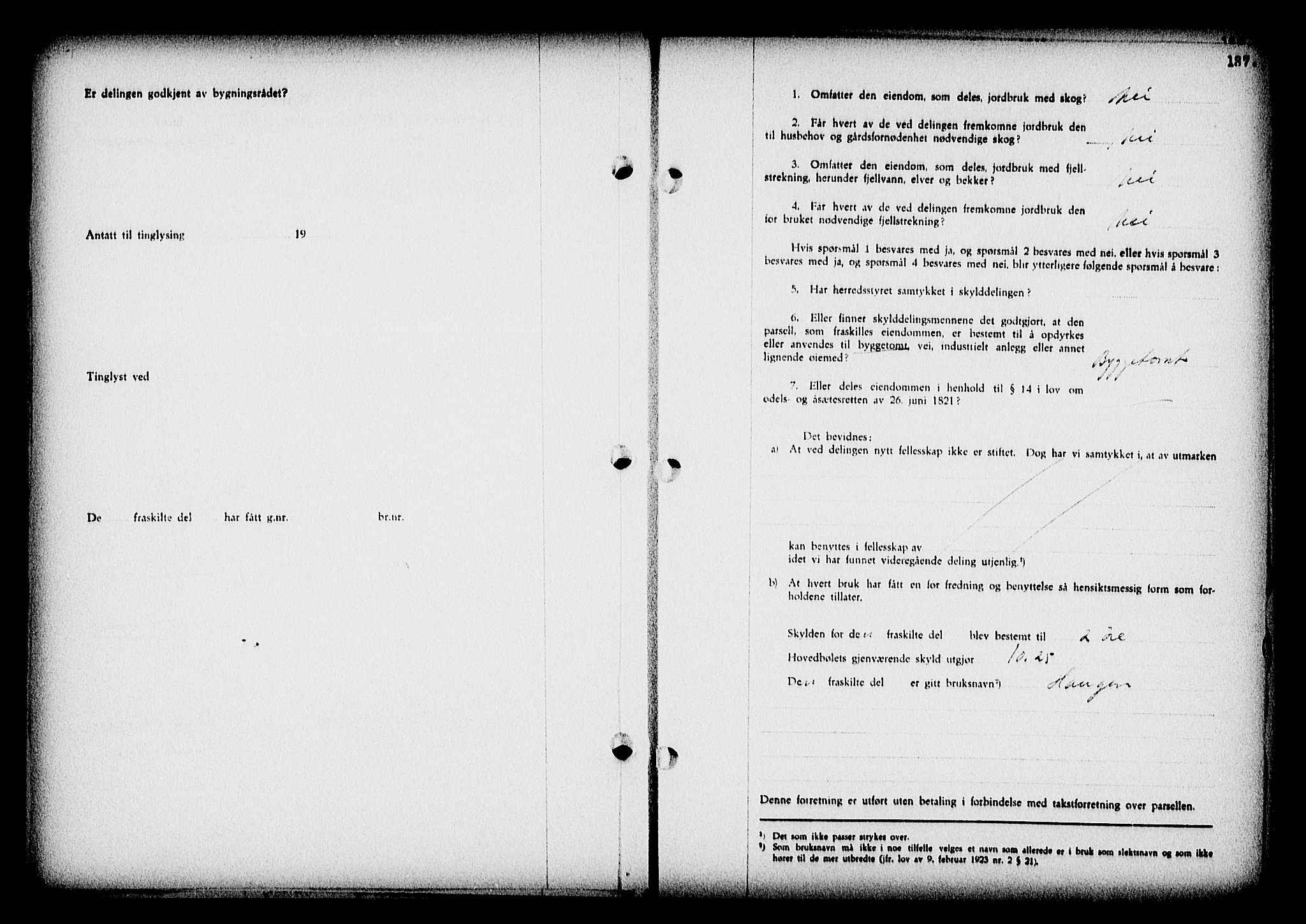 Nedenes sorenskriveri, SAK/1221-0006/G/Gb/Gba/L0046: Pantebok nr. 42, 1938-1939, Dagboknr: 184/1939