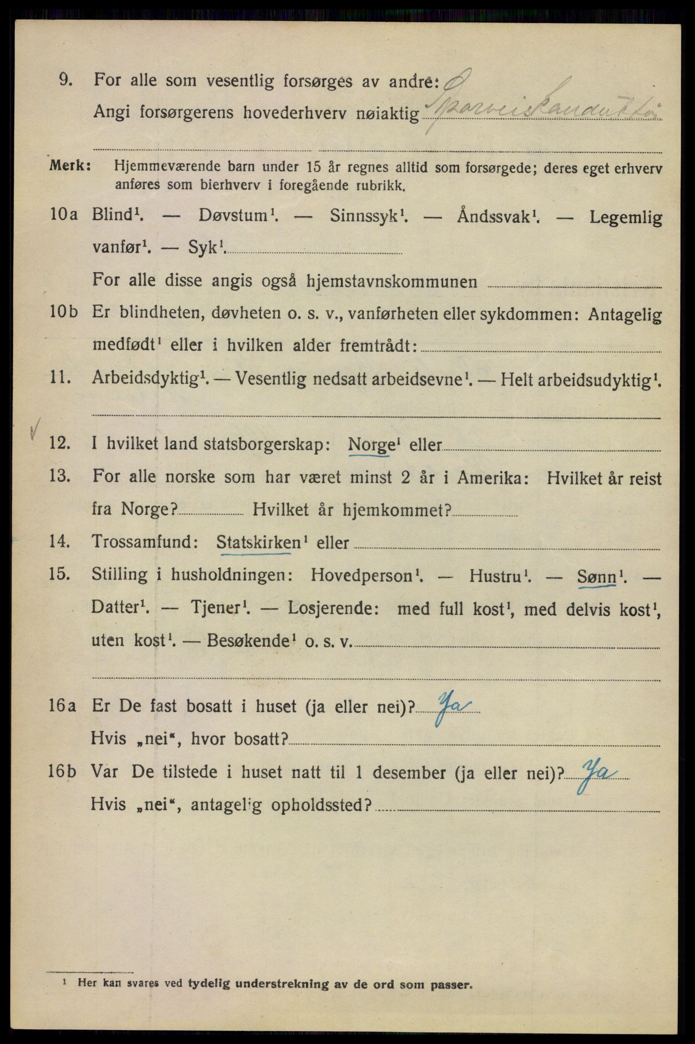 SAO, Folketelling 1920 for 0301 Kristiania kjøpstad, 1920, s. 546712