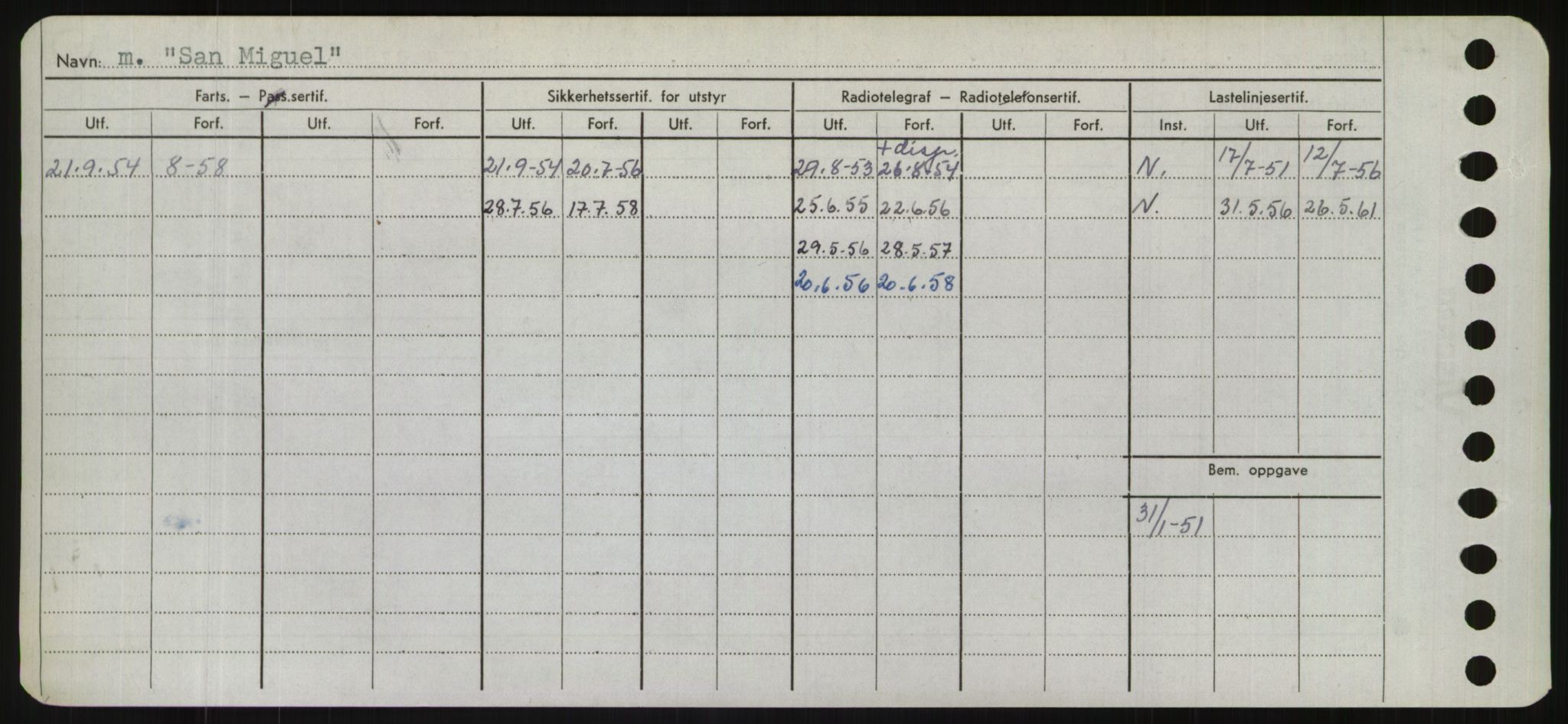 Sjøfartsdirektoratet med forløpere, Skipsmålingen, RA/S-1627/H/Hd/L0032: Fartøy, San-Seve, s. 20