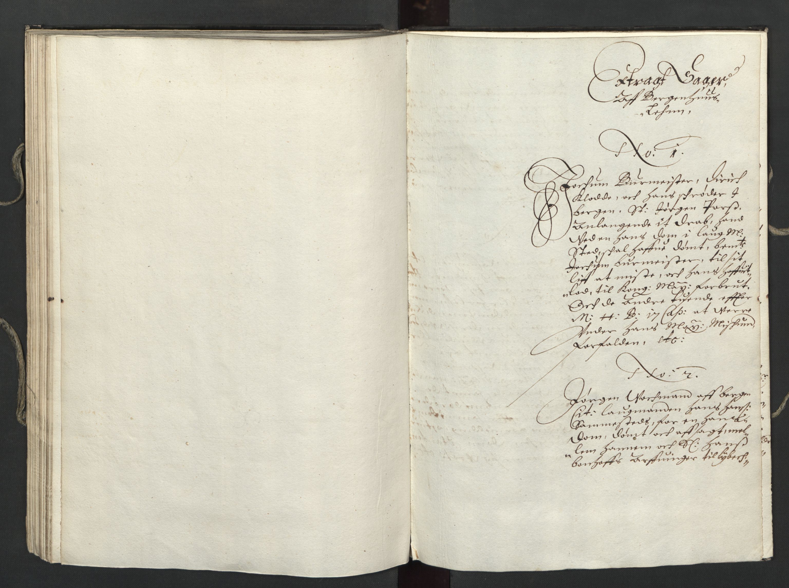 Herredagen 1539-1664  (Kongens Retterting), RA/EA-2882/A/L0024: Avsiktsbok   To stevningsbøker, 1661