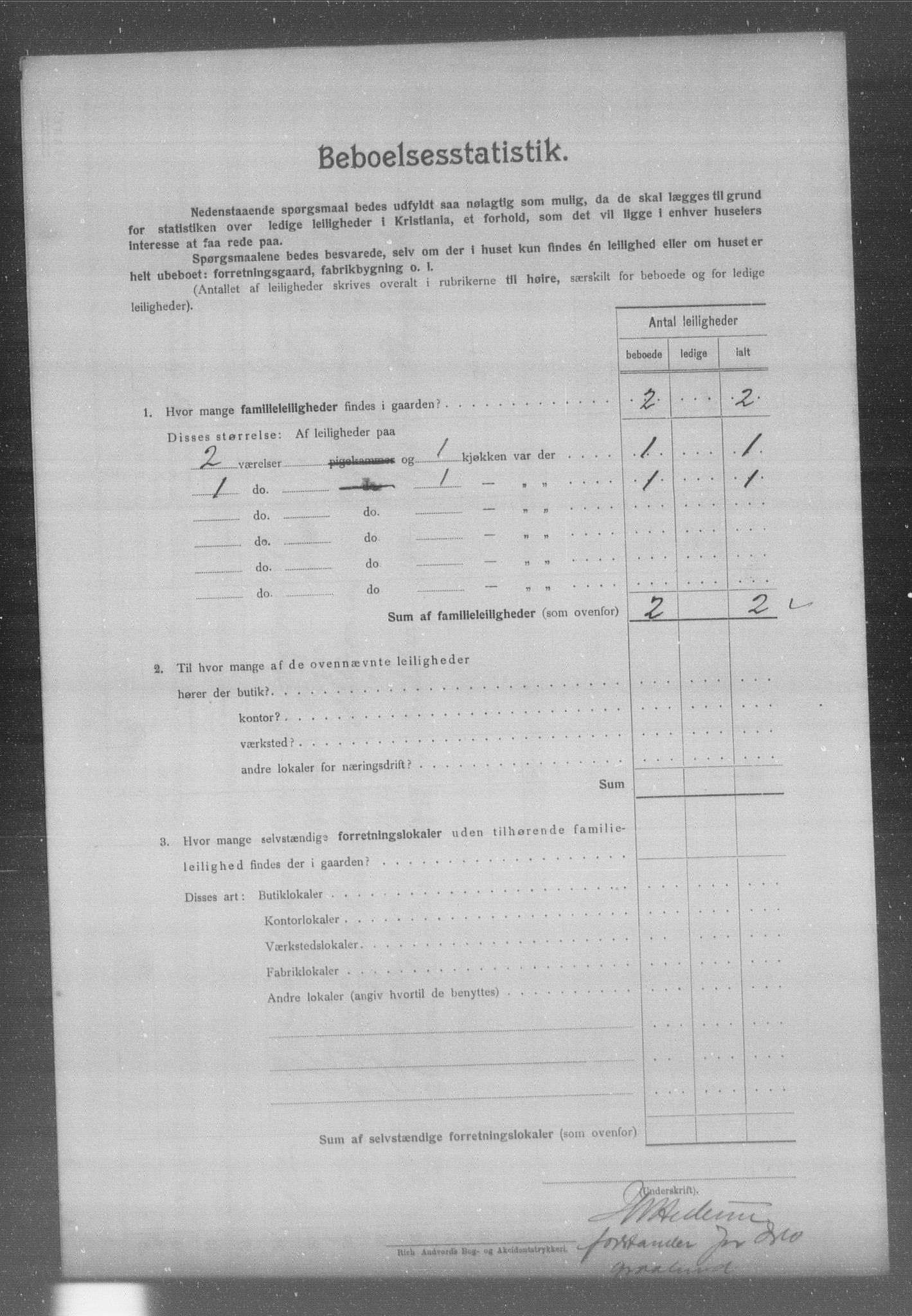 OBA, Kommunal folketelling 31.12.1904 for Kristiania kjøpstad, 1904, s. 398