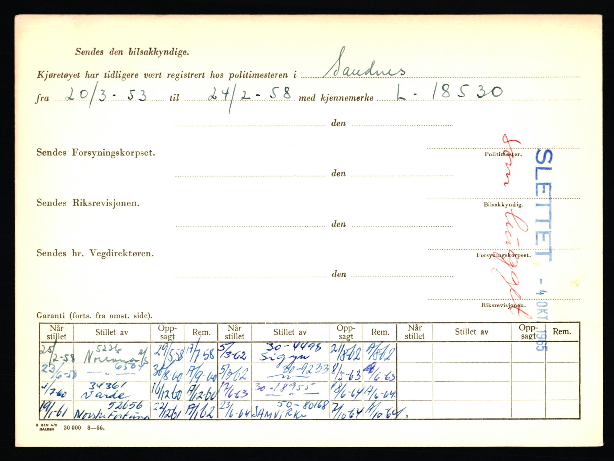 Stavanger trafikkstasjon, AV/SAST-A-101942/0/F/L0055: L-55700 - L-56499, 1930-1971, s. 788