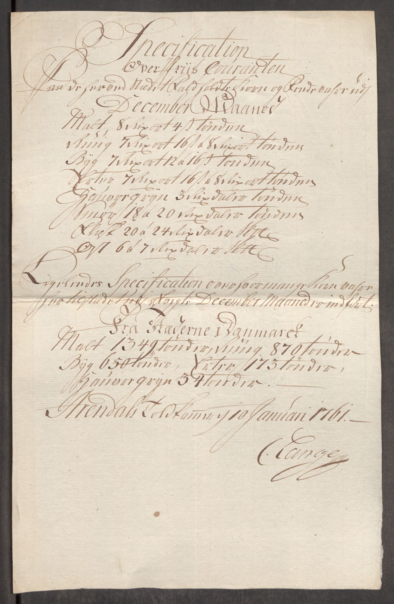 Rentekammeret inntil 1814, Realistisk ordnet avdeling, RA/EA-4070/Oe/L0006: [Ø1]: Priskuranter, 1758-1760, s. 861
