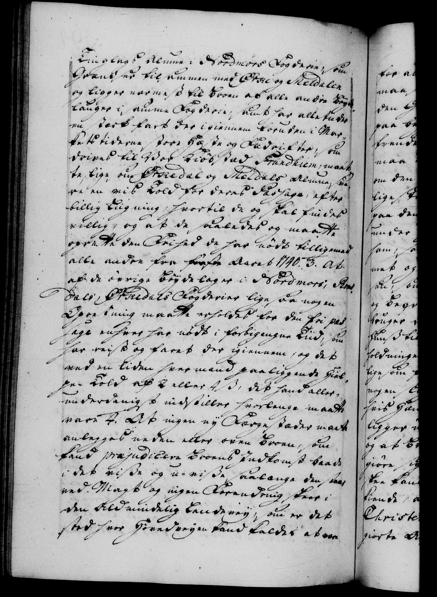 Danske Kanselli 1572-1799, AV/RA-EA-3023/F/Fc/Fca/Fcab/L0030: Norske tegnelser, 1744-1746, s. 594b