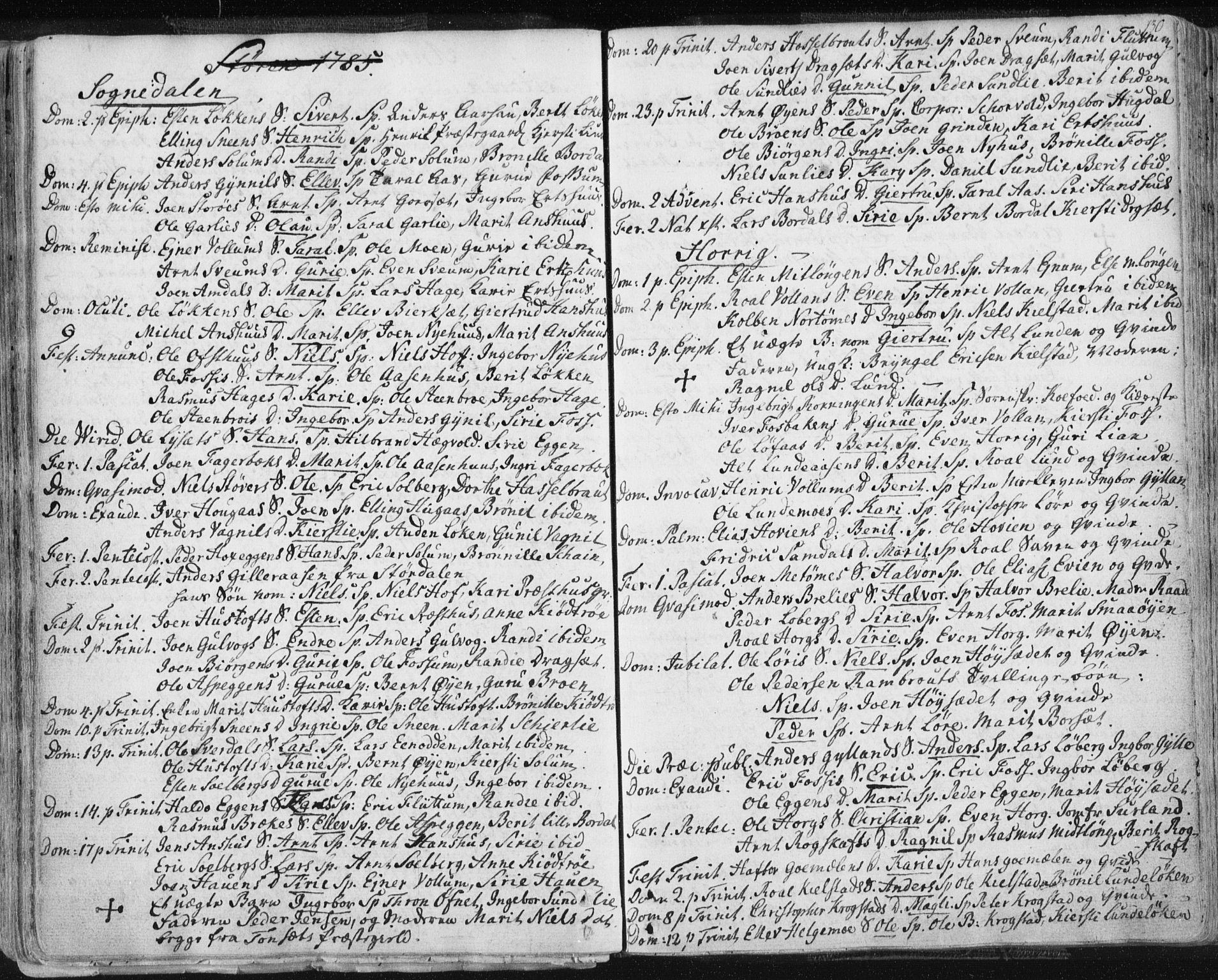 Ministerialprotokoller, klokkerbøker og fødselsregistre - Sør-Trøndelag, AV/SAT-A-1456/687/L0991: Ministerialbok nr. 687A02, 1747-1790, s. 130