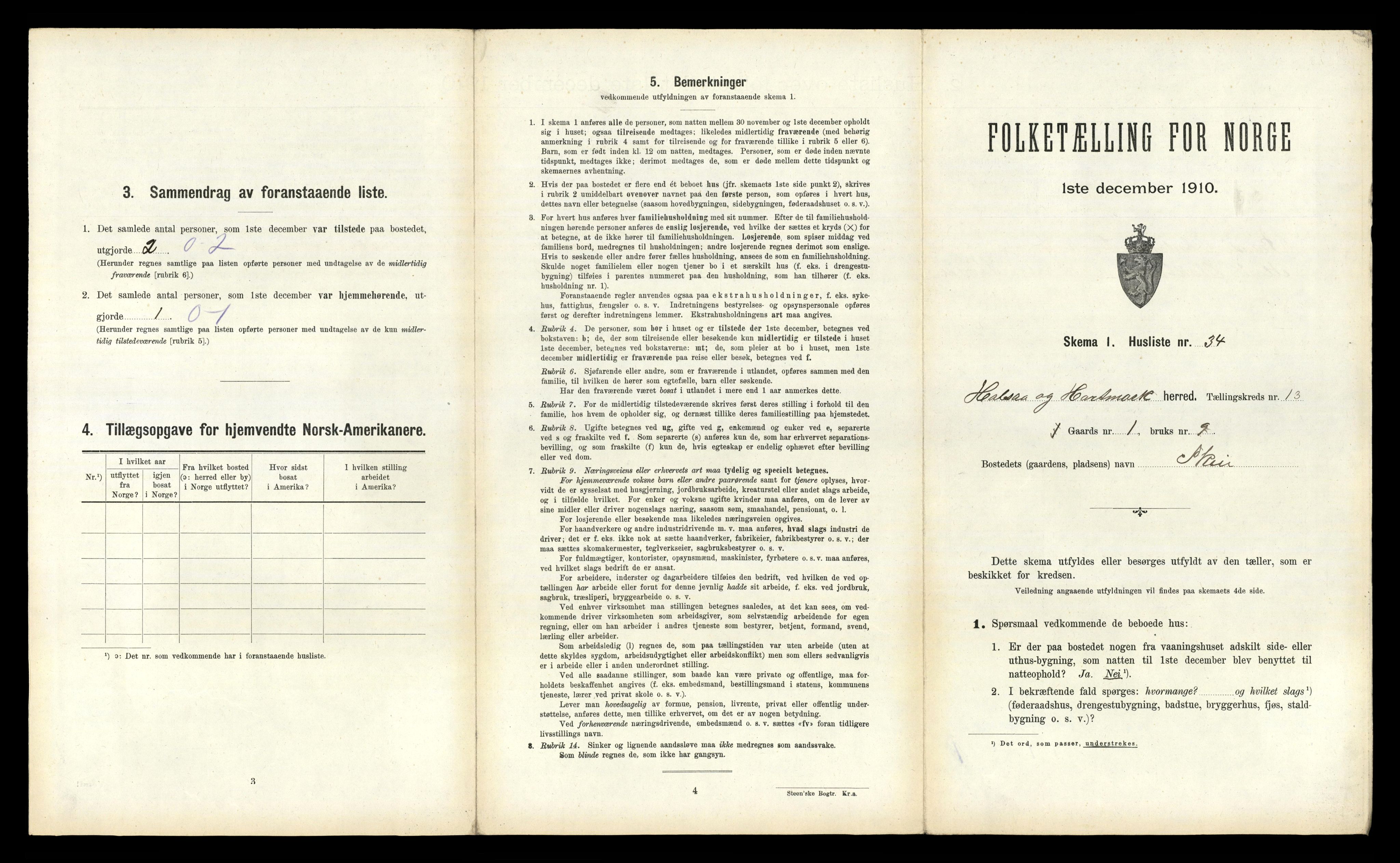 RA, Folketelling 1910 for 1019 Halse og Harkmark herred, 1910, s. 1322