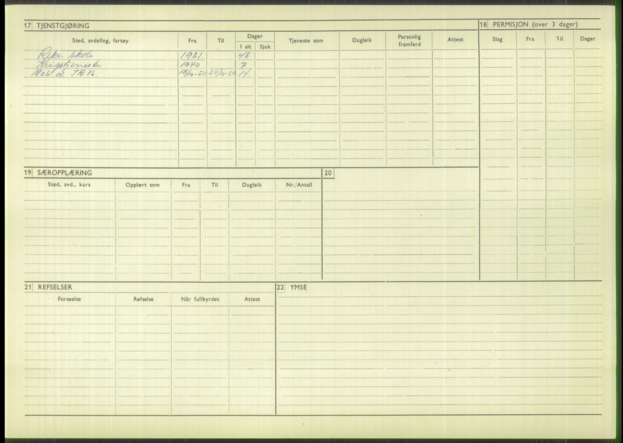 Forsvaret, Troms infanteriregiment nr. 16, AV/RA-RAFA-3146/P/Pa/L0015: Rulleblad for regimentets menige mannskaper, årsklasse 1931, 1931, s. 288