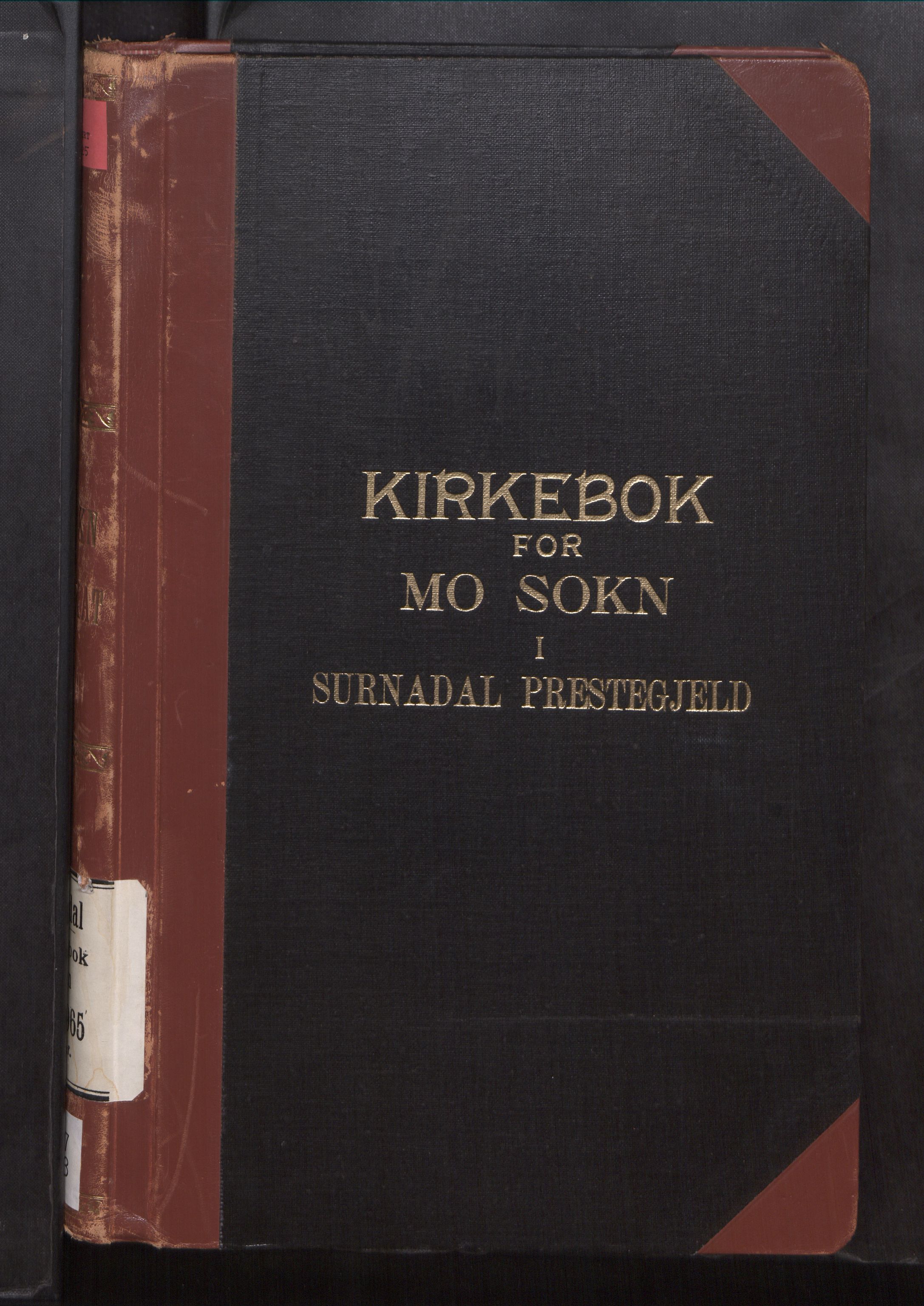 Ministerialprotokoller, klokkerbøker og fødselsregistre - Møre og Romsdal, SAT/A-1454/597/L1066: Klokkerbok nr. 597---, 1954-1965