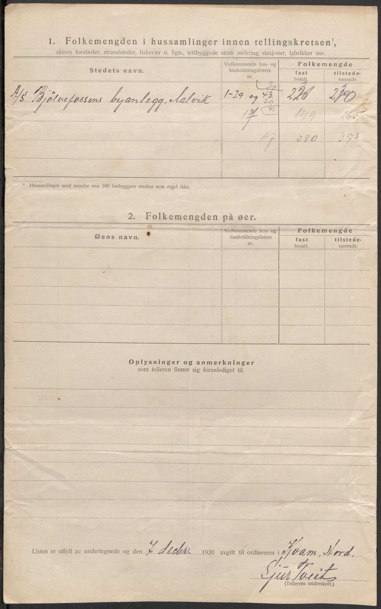 SAB, Folketelling 1920 for 1238 Kvam herred, 1920, s. 56