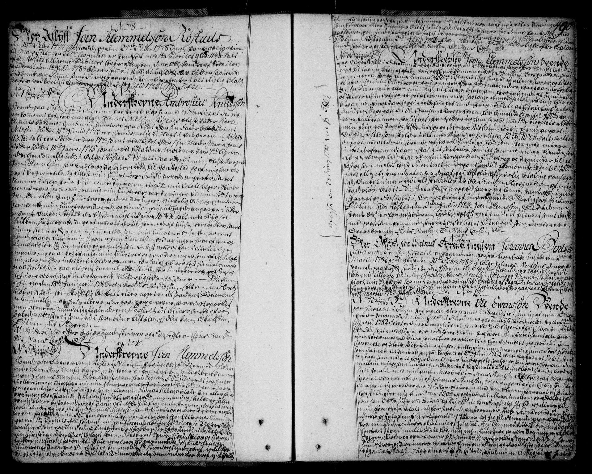 Lier, Røyken og Hurum sorenskriveri, AV/SAKO-A-89/G/Ga/Gaa/L0004b: Pantebok nr. IVb, 1779-1788, s. 490