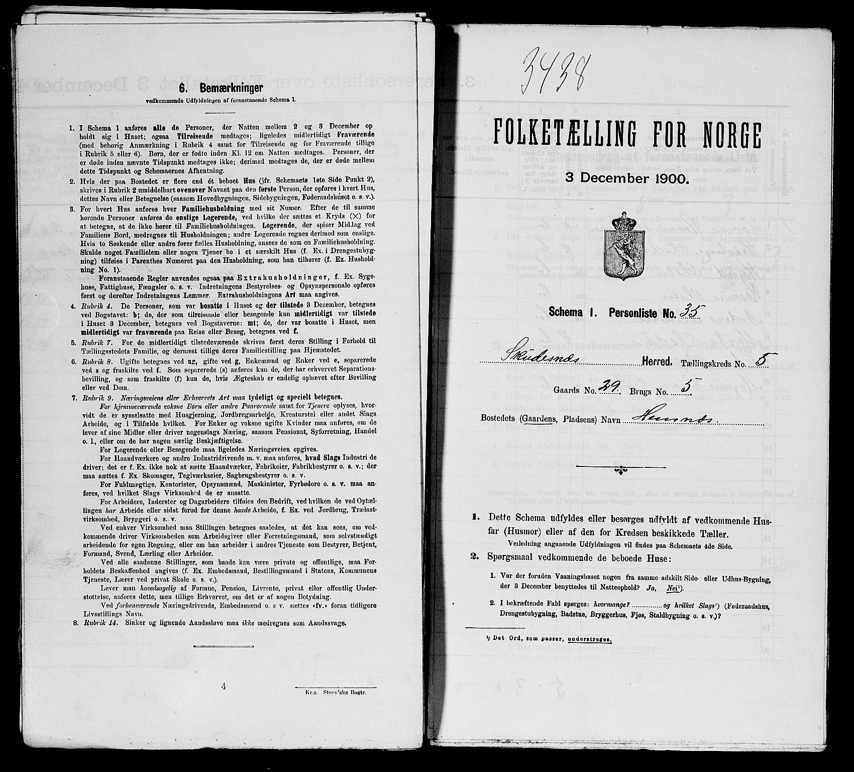 SAST, Folketelling 1900 for 1150 Skudenes herred, 1900, s. 759