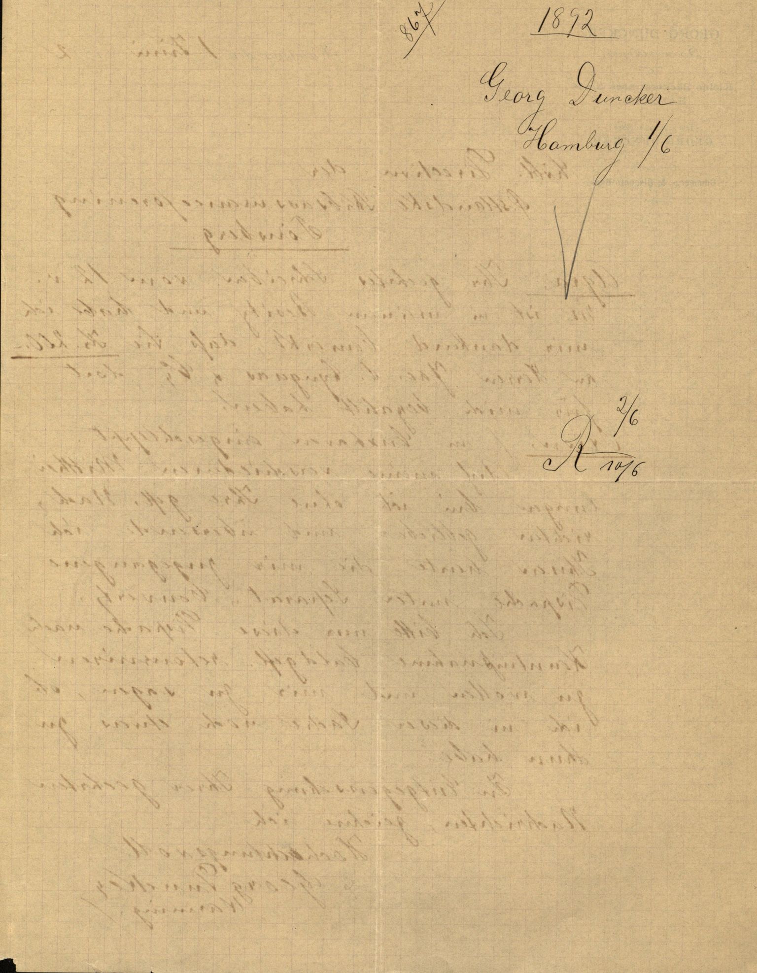 Pa 63 - Østlandske skibsassuranceforening, VEMU/A-1079/G/Ga/L0028/0001: Havaridokumenter / Kaleb, Cuba, Agra, Bertha, Olaf, 1892, s. 69