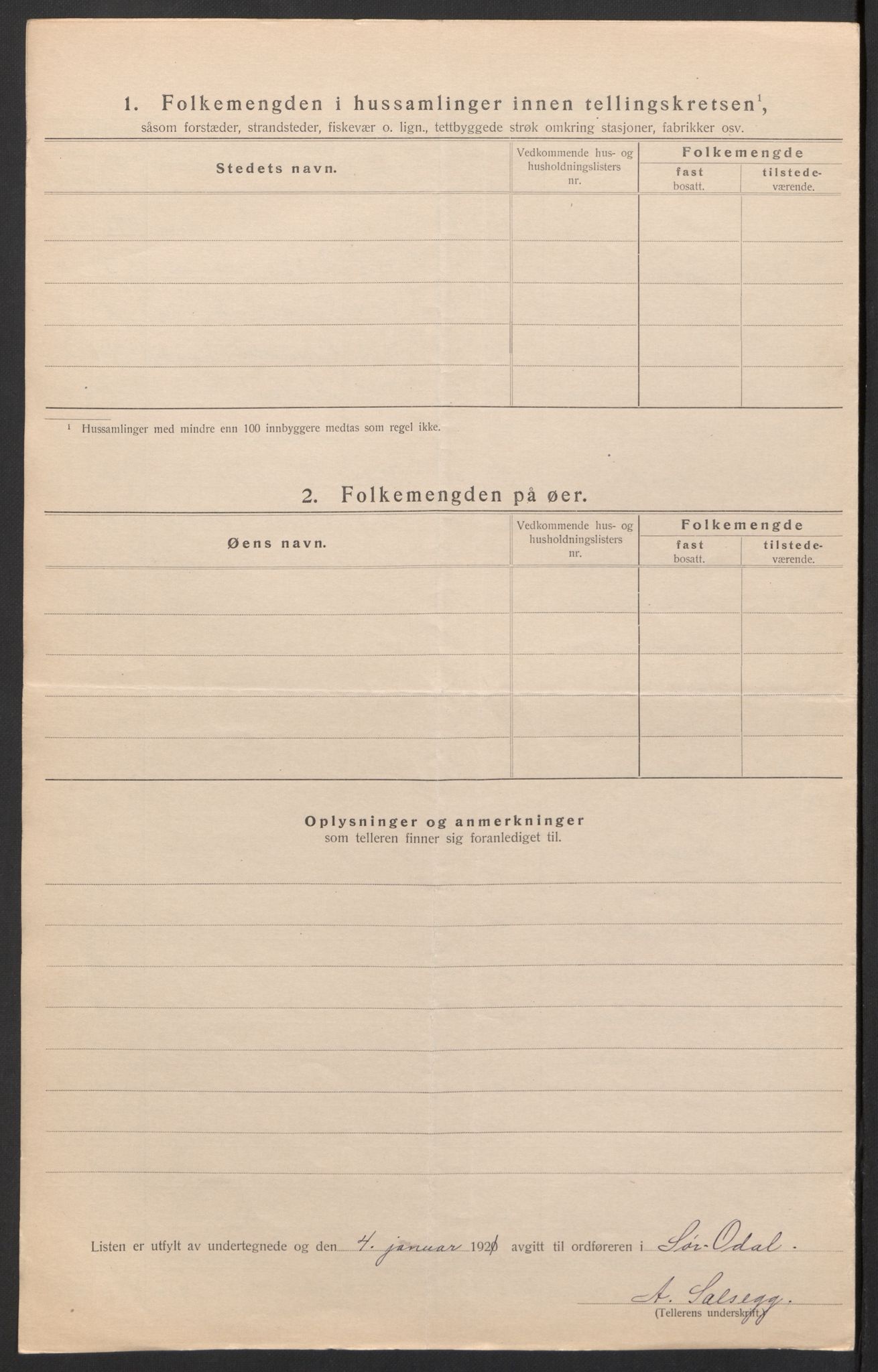 SAH, Folketelling 1920 for 0419 Sør-Odal herred, 1920, s. 57