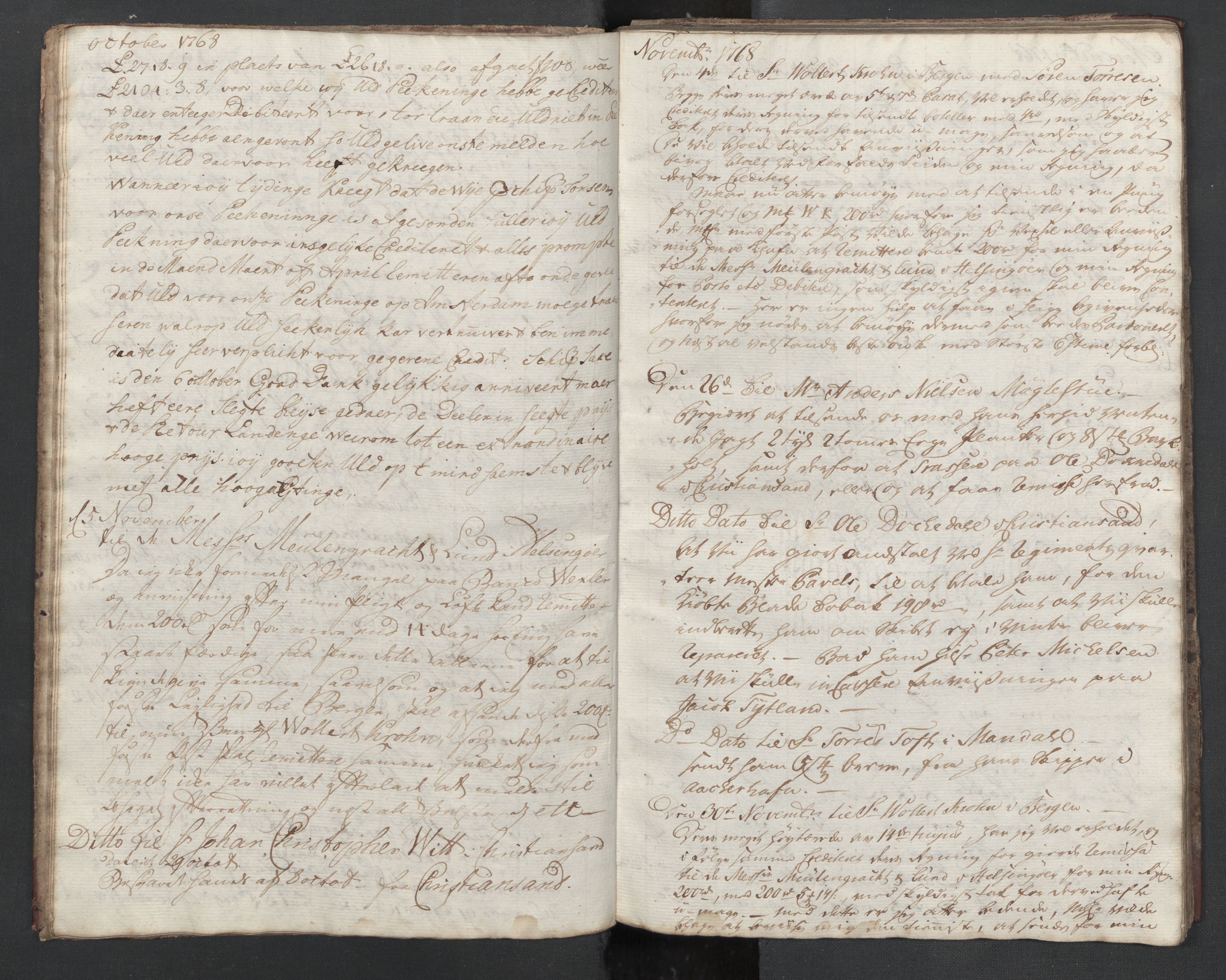 Pa 0003 - Ploug & Sundt, handelshuset, SAST/A-100109/B/L0001: Kopibok, 1768-1770, s. 8