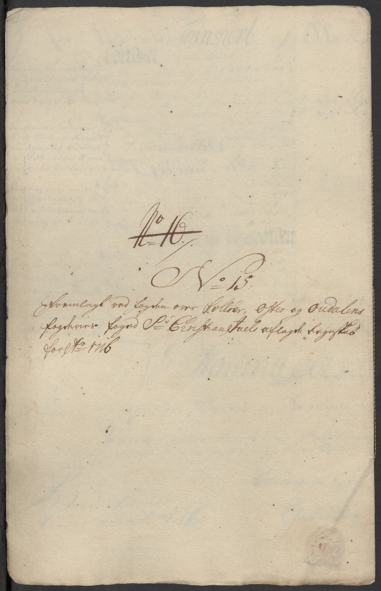 Rentekammeret inntil 1814, Reviderte regnskaper, Fogderegnskap, RA/EA-4092/R13/L0855: Fogderegnskap Solør, Odal og Østerdal, 1716, s. 265