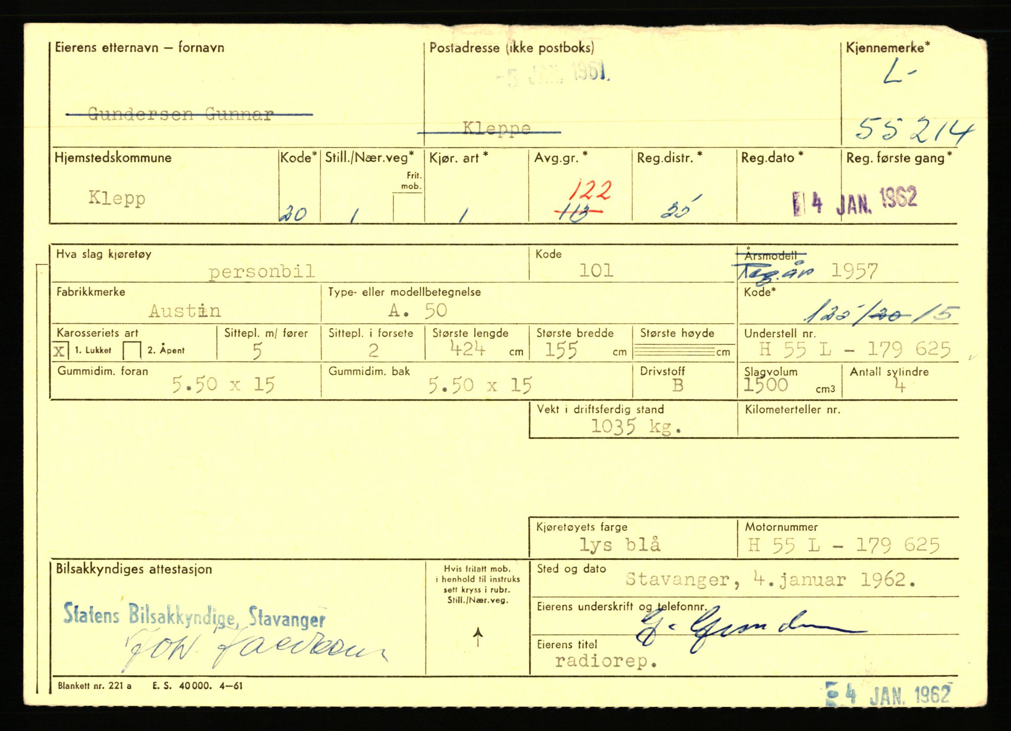 Stavanger trafikkstasjon, AV/SAST-A-101942/0/F/L0054: L-54200 - L-55699, 1930-1971, s. 2065