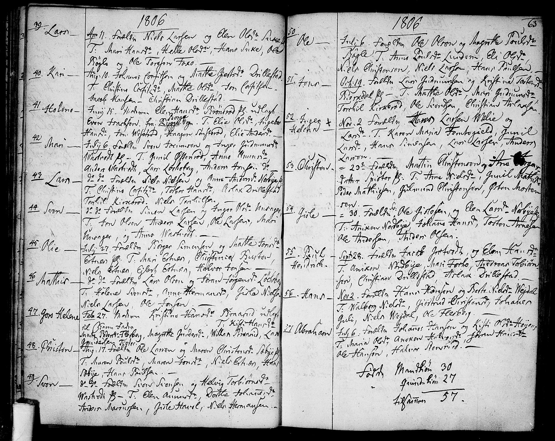 Våler prestekontor Kirkebøker, AV/SAO-A-11083/F/Fa/L0004: Ministerialbok nr. I 4, 1771-1815, s. 63