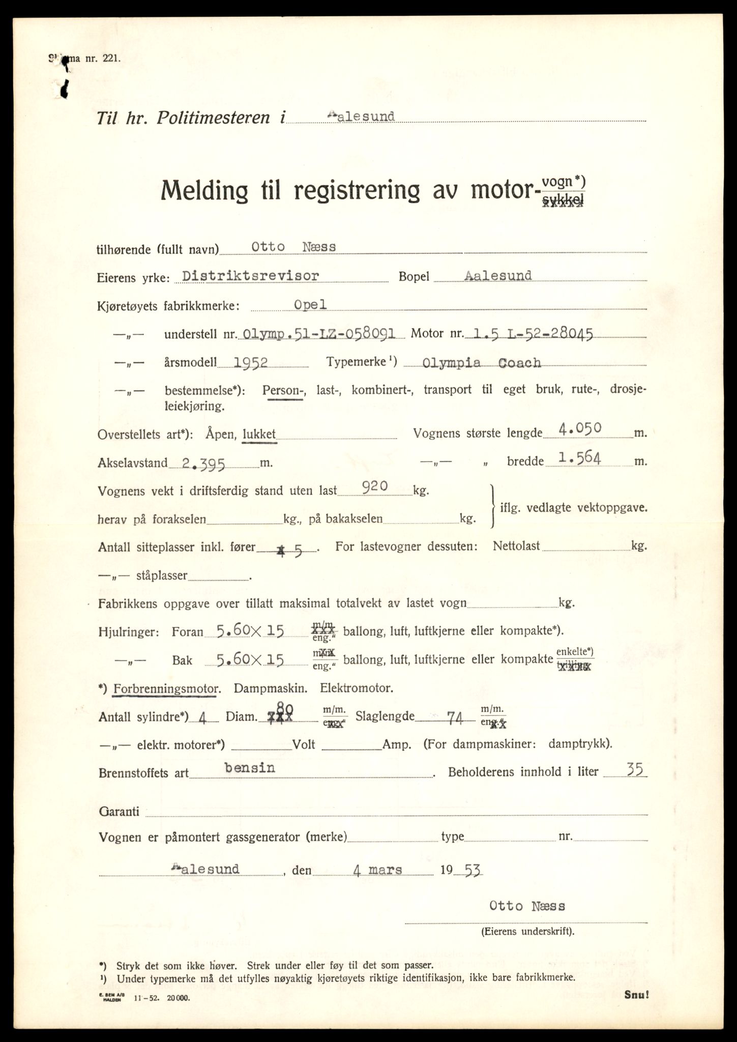 Møre og Romsdal vegkontor - Ålesund trafikkstasjon, AV/SAT-A-4099/F/Fe/L0043: Registreringskort for kjøretøy T 14080 - T 14204, 1927-1998, s. 457