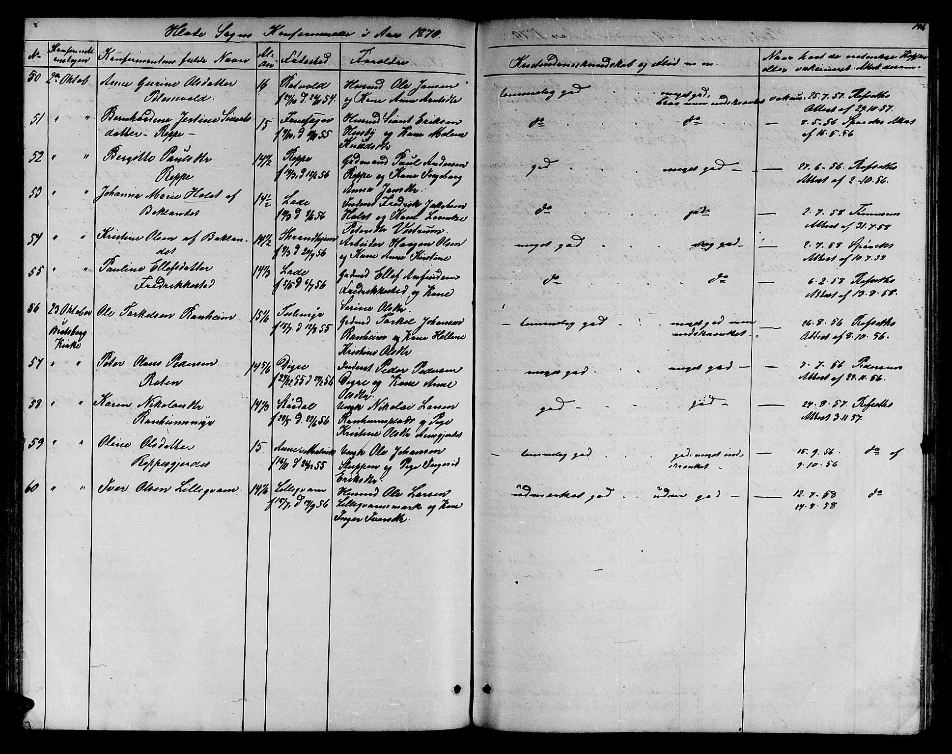 Ministerialprotokoller, klokkerbøker og fødselsregistre - Sør-Trøndelag, SAT/A-1456/606/L0311: Klokkerbok nr. 606C07, 1860-1877, s. 194