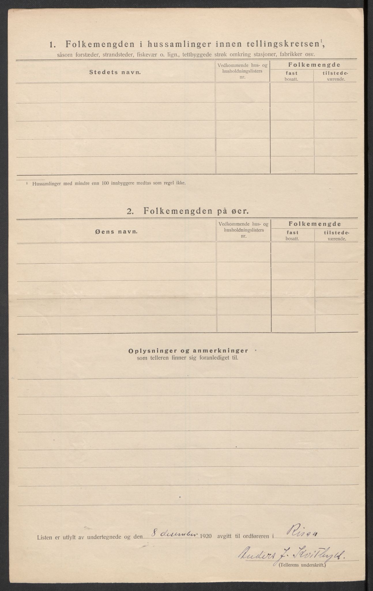 SAT, Folketelling 1920 for 1624 Rissa herred, 1920, s. 20