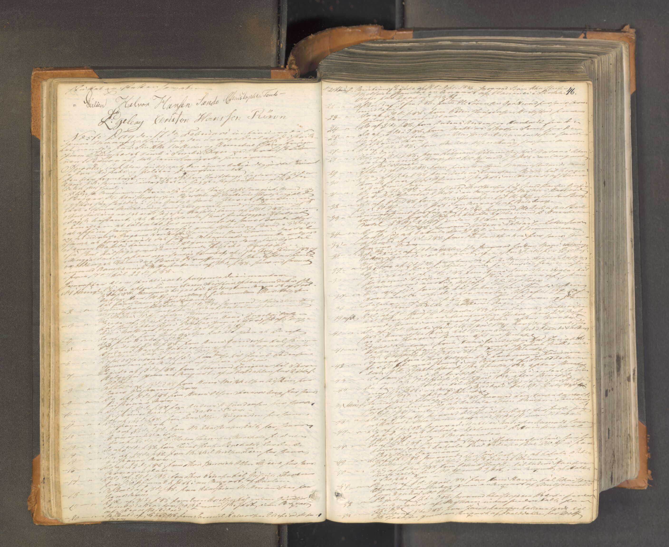 Søndre Jarlsberg sorenskriveri, AV/SAKO-A-129/F/Fa/L0033: Tingbok, 1837-1845, s. 45b-46a