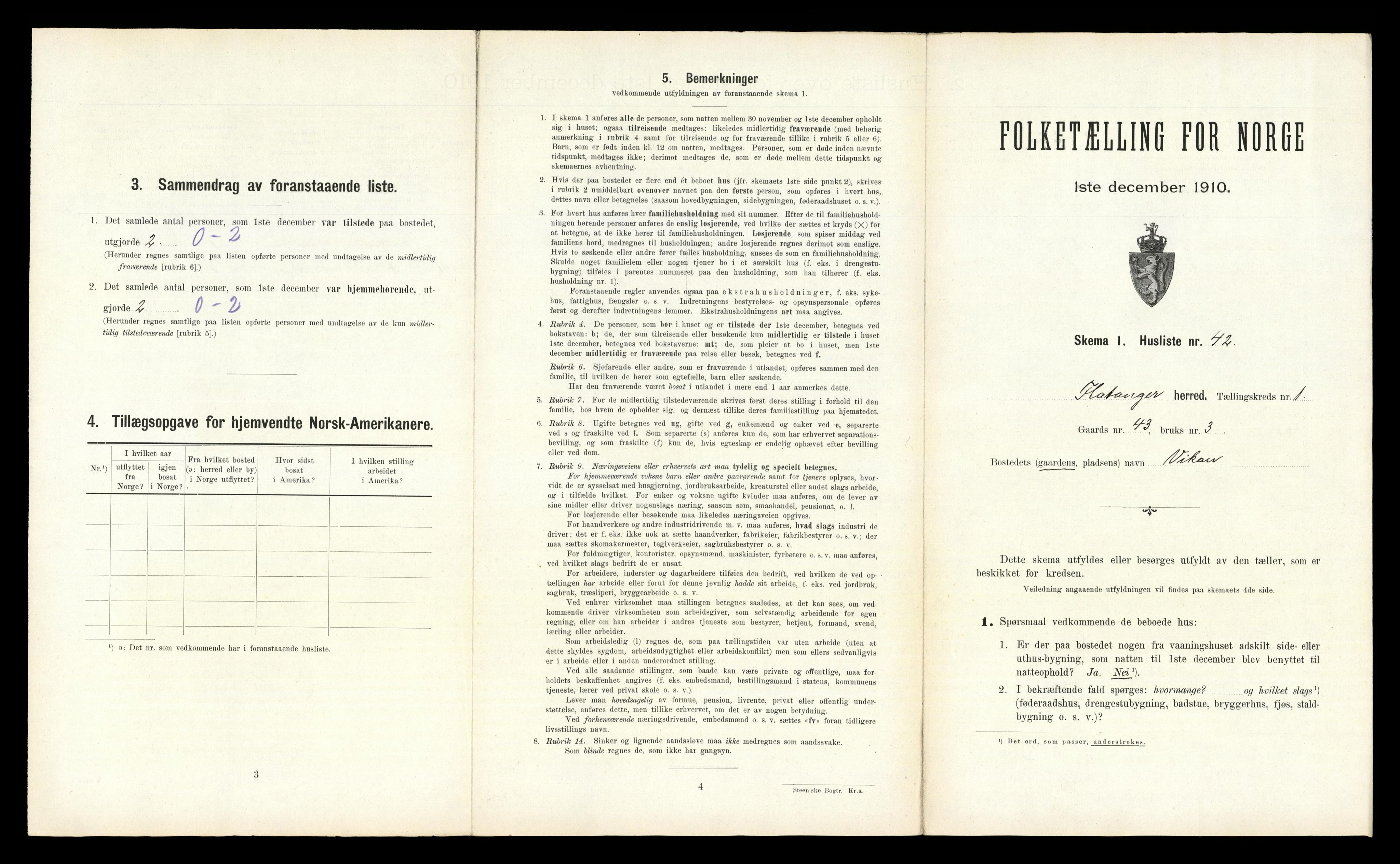 RA, Folketelling 1910 for 1749 Flatanger herred, 1910, s. 117