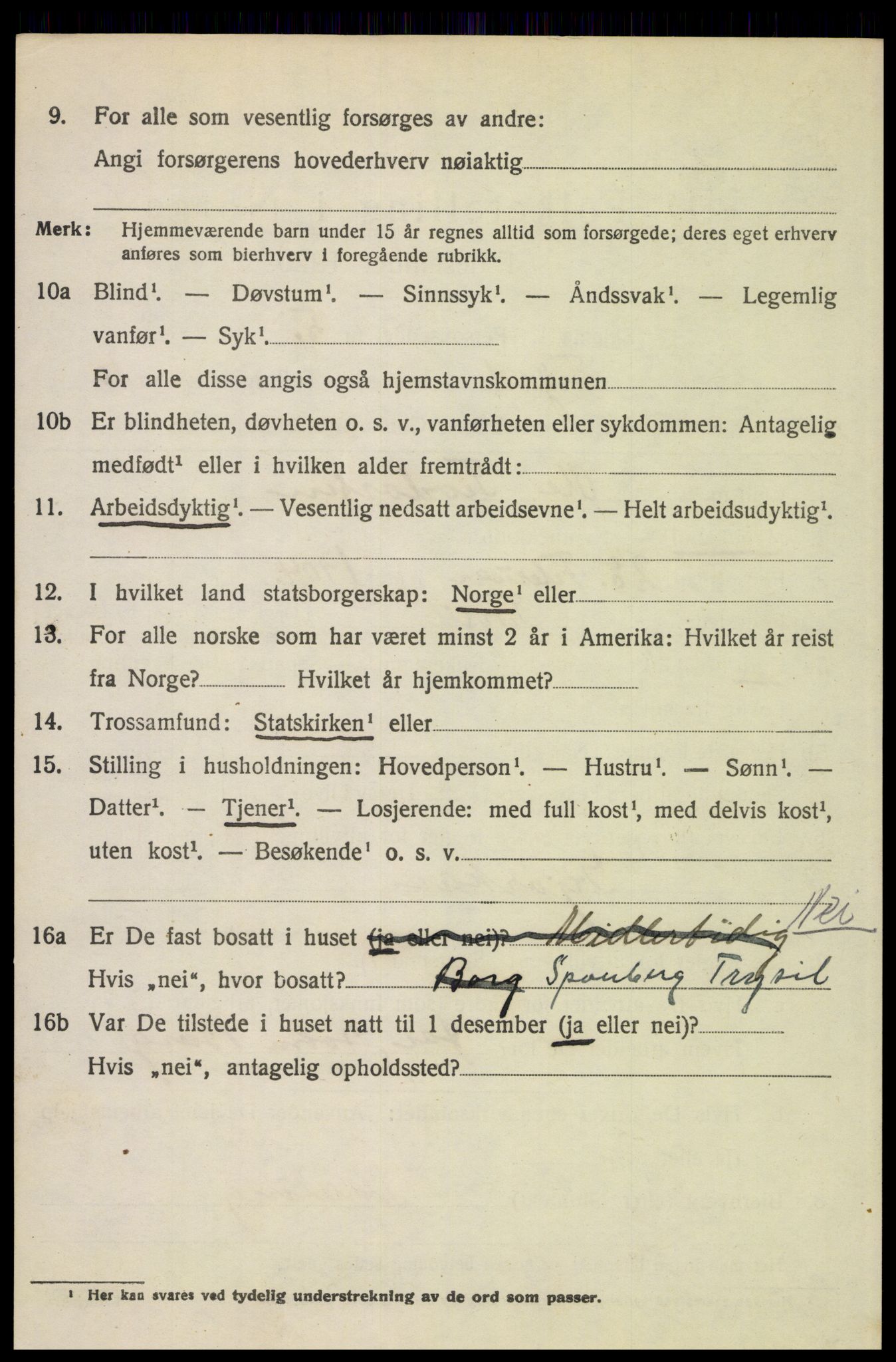 SAH, Folketelling 1920 for 0428 Trysil herred, 1920, s. 6942