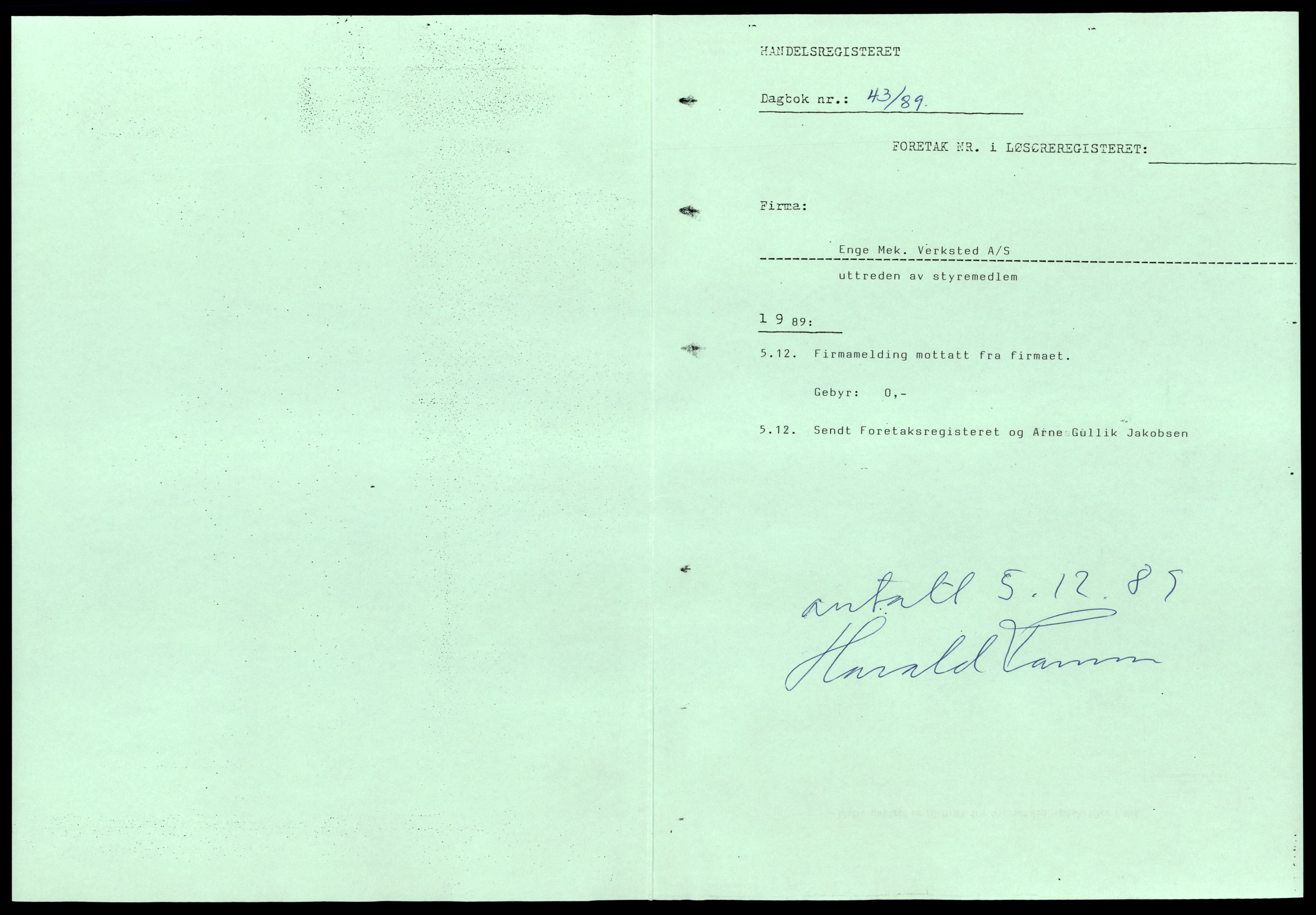 Lofoten sorenskriveri, AV/SAT-A-0017/2/J/Jd/Jdc/L0005: Bilag, E-F, 1944-1990, s. 1