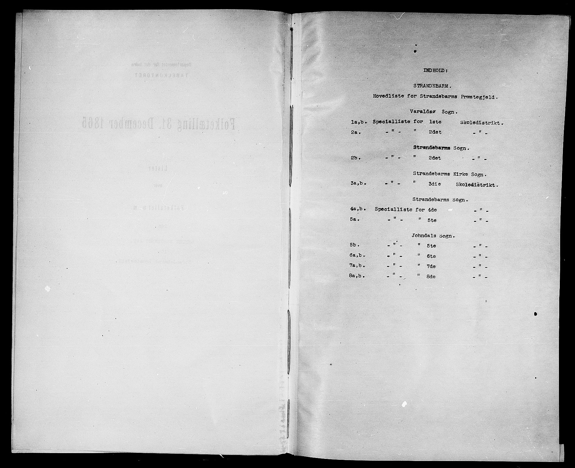 RA, Folketelling 1865 for 1226P Strandebarm prestegjeld, 1865, s. 4